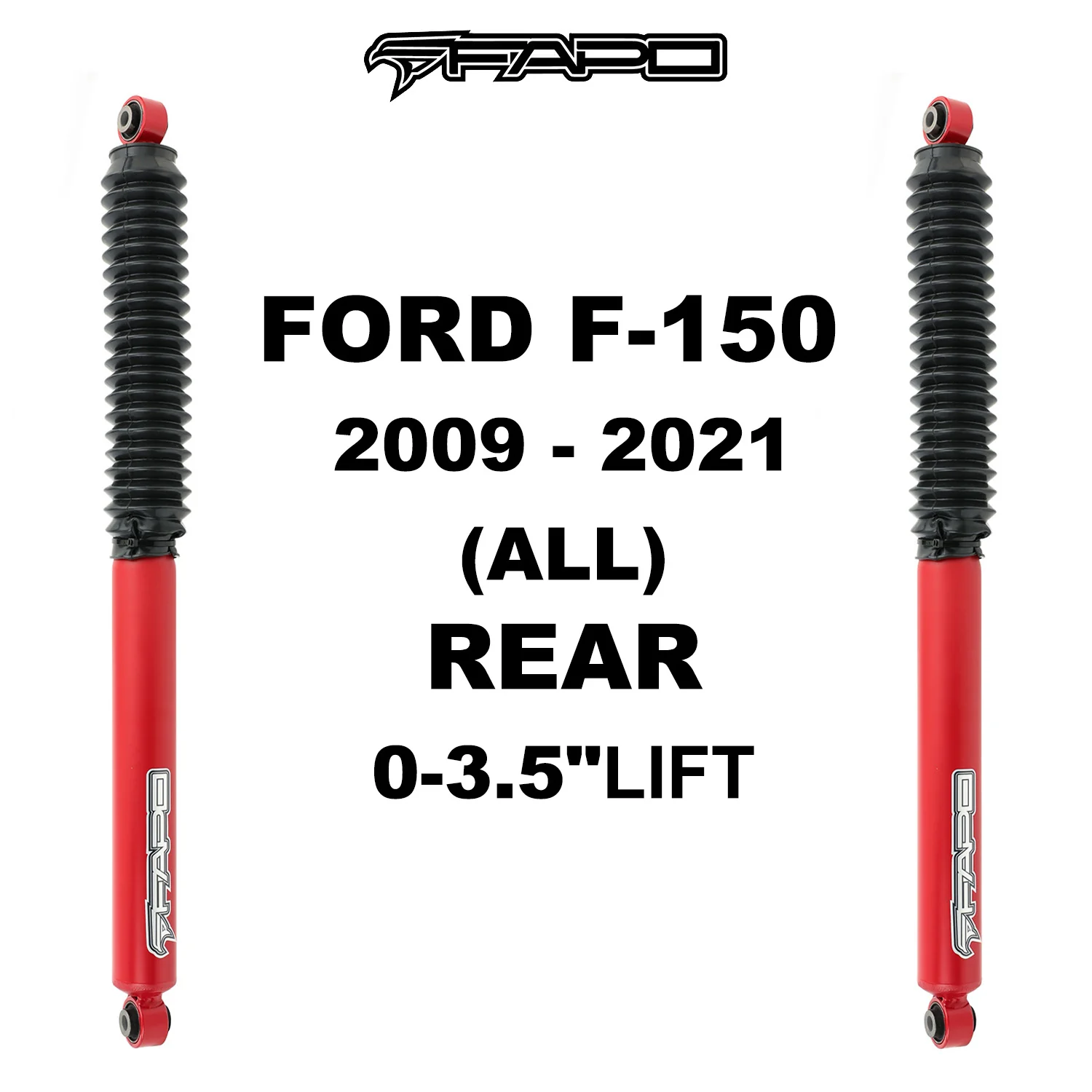 P1 off-road tylny amortyzator Do FORD F-150 2004-2021  0-3.5 in lift PA267110 - zdjęcie 8
