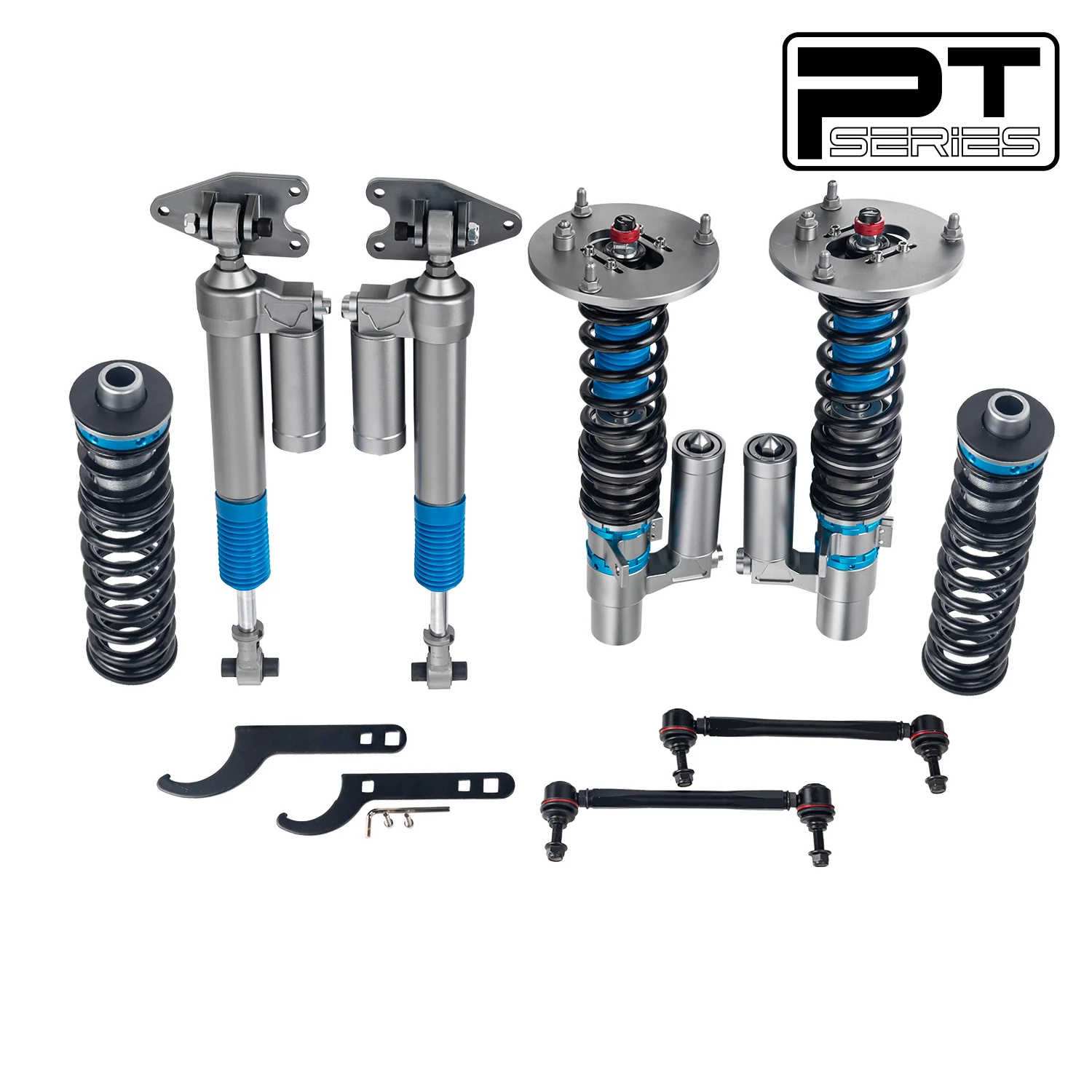 2-way Piggyback Reservoir Zawieszenie gwintowane do BMW F30 328i 335i 2013-2019 (3-Studs) PT006510