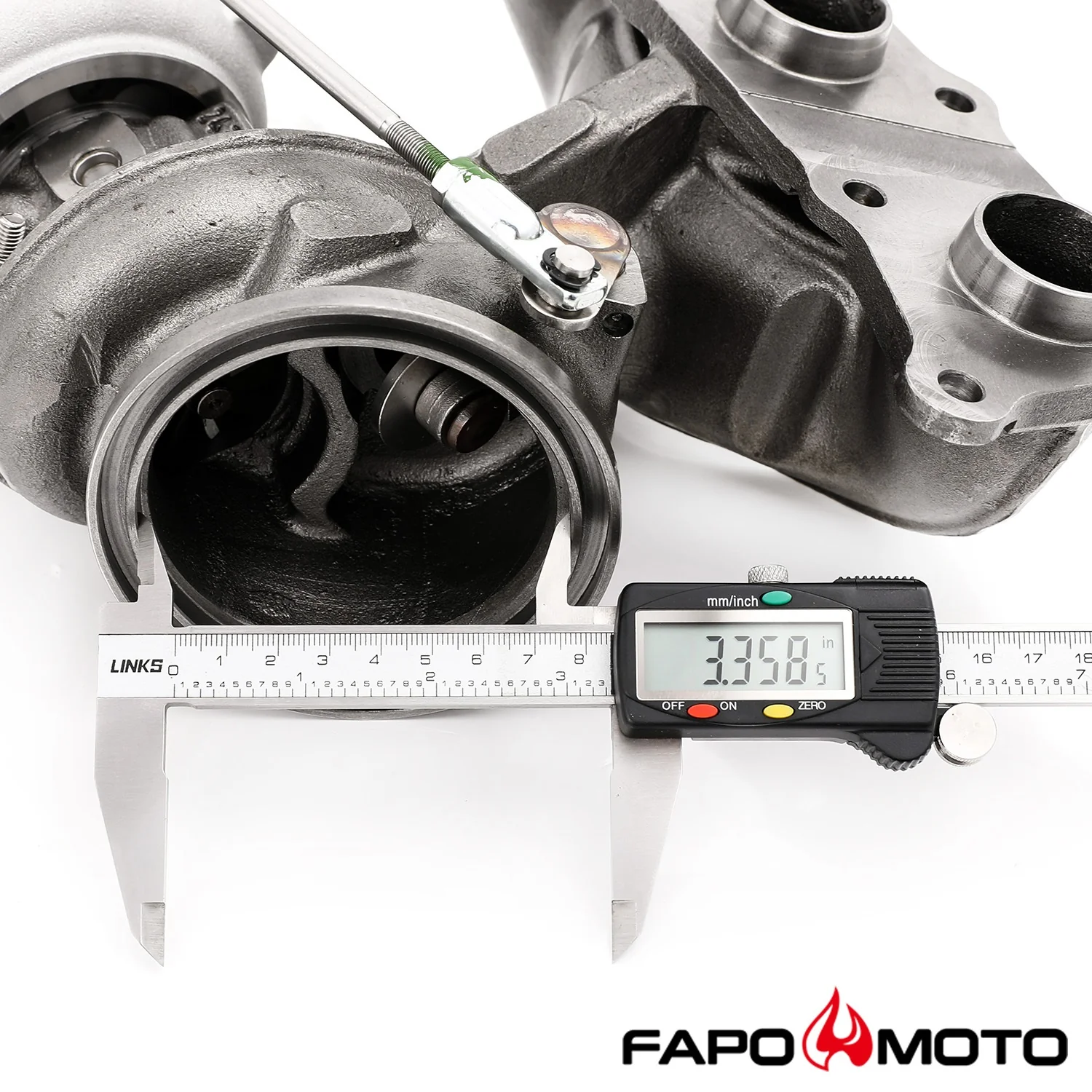 FAPO 500HP Twin turbosprężarkas TD03 Do BMW N54 535i 135i Z4 X6 740i E60 E82 E89 F71 F01 OE design - zdjęcie 4