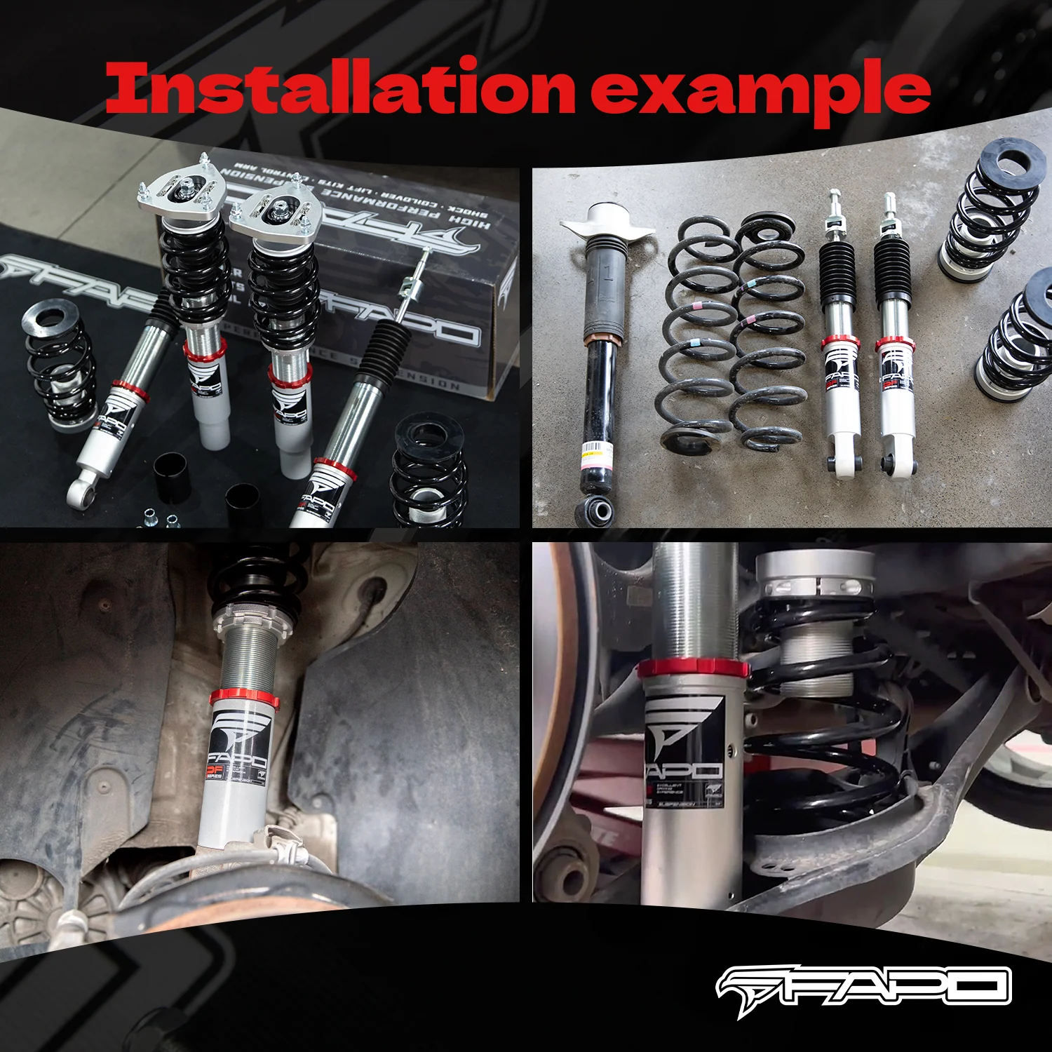 32-stopniowe zawieszenie gwintowane Do Pontiac G8 2008-2009 PF008030 - zdjęcie 9