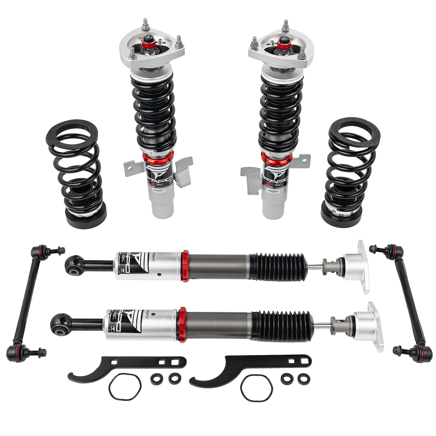 32-stopniowe zawieszenie gwintowane Do Mazda 3 BK 2003-2013 / Mazdaspeed3 2007-2009 / Ford Focus MK2 2005-2014 PF007930 - zdjęcie 8