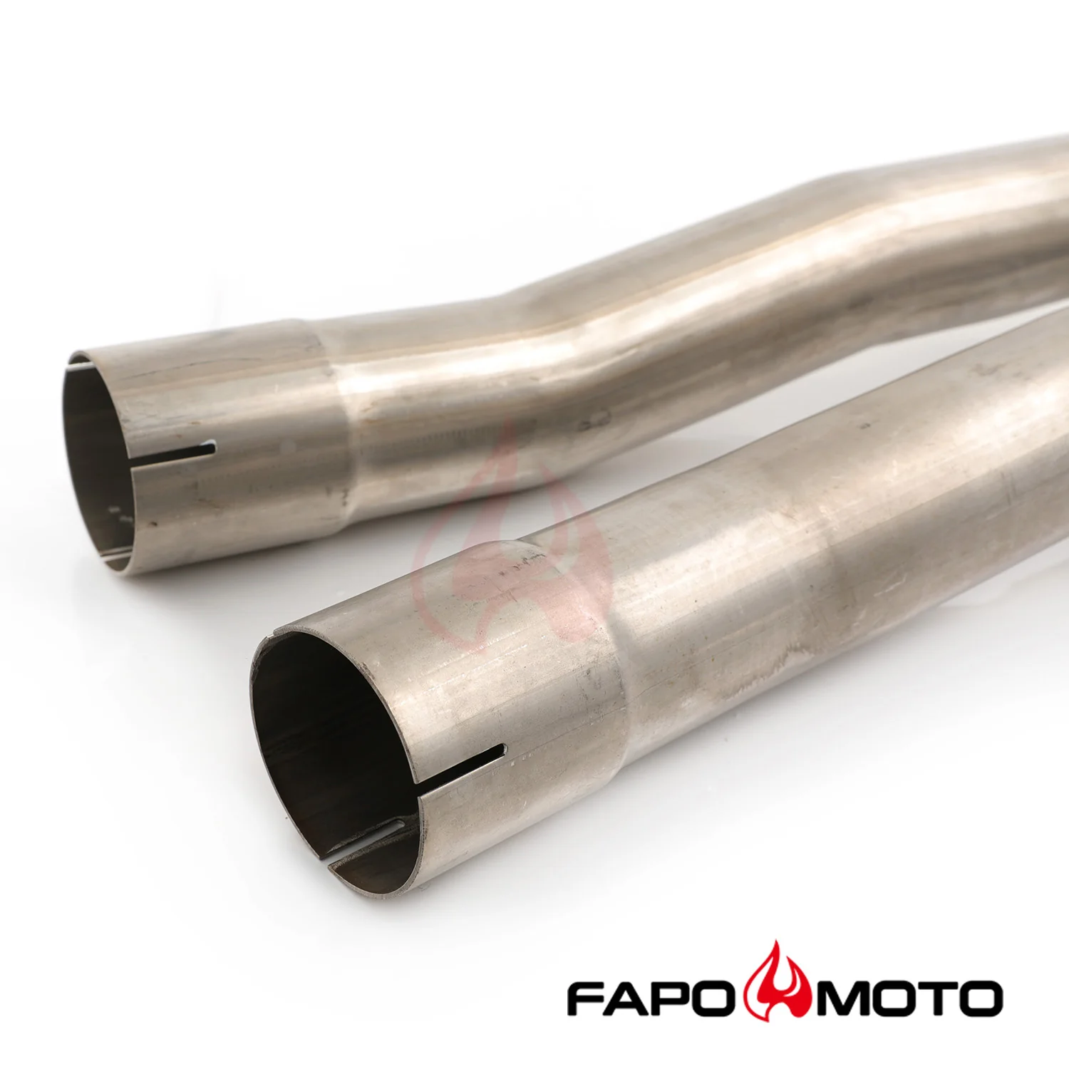 2.5  X-Pipe Mid-Pipe Kompatybilne z Ford Mustang GT 15-18 S550 Resonator Delete 5.0L Coyote V8 FE748010 - zdjęcie 4