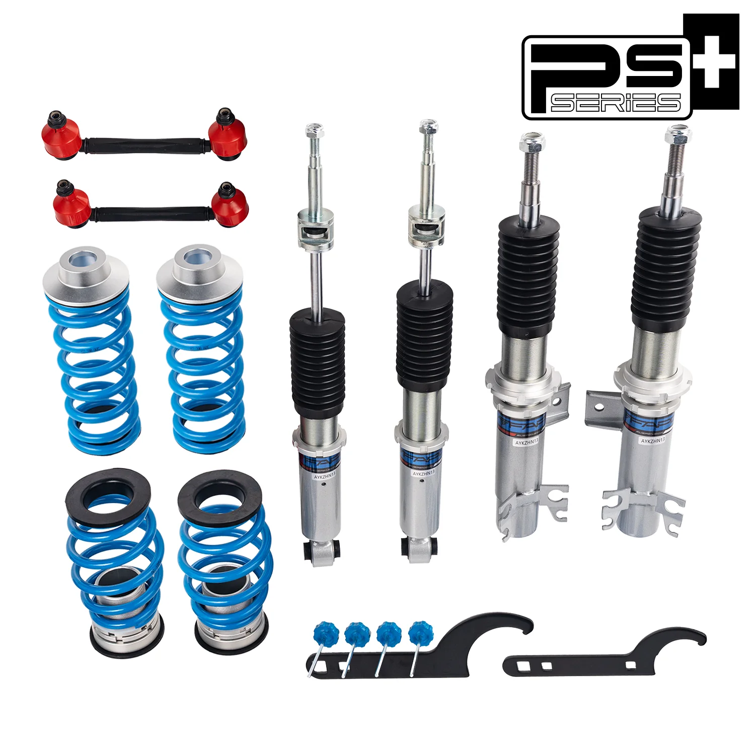 16-stopniowe zawieszenie gwintowane Do VW Polo 5th Gen MK5/6R 2009-2017 PS004320