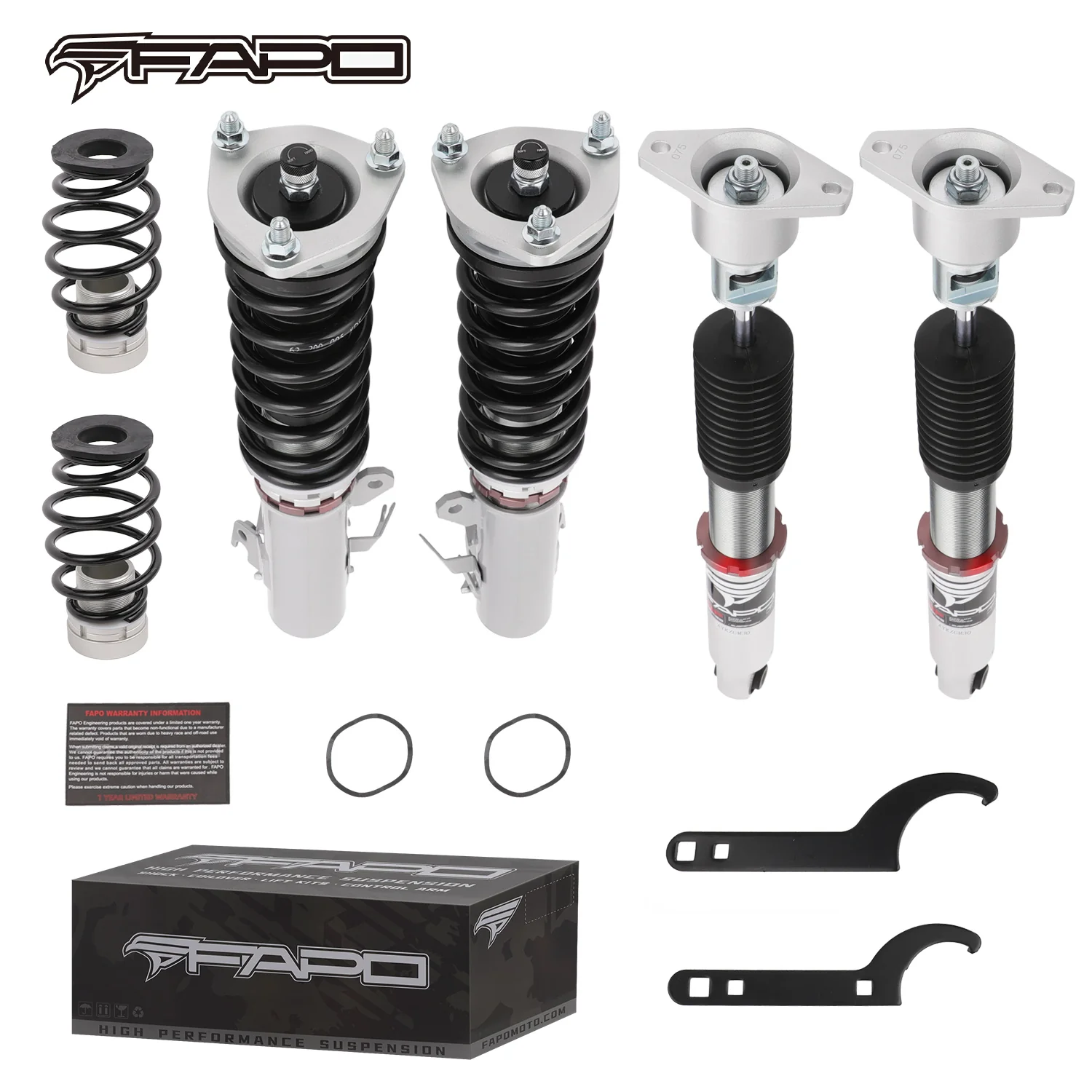 32-stopniowe zawieszenie gwintowane Do Mazda 2 DE 2007-2014 / Ford Fiesta B299 2008-2019 PF007520