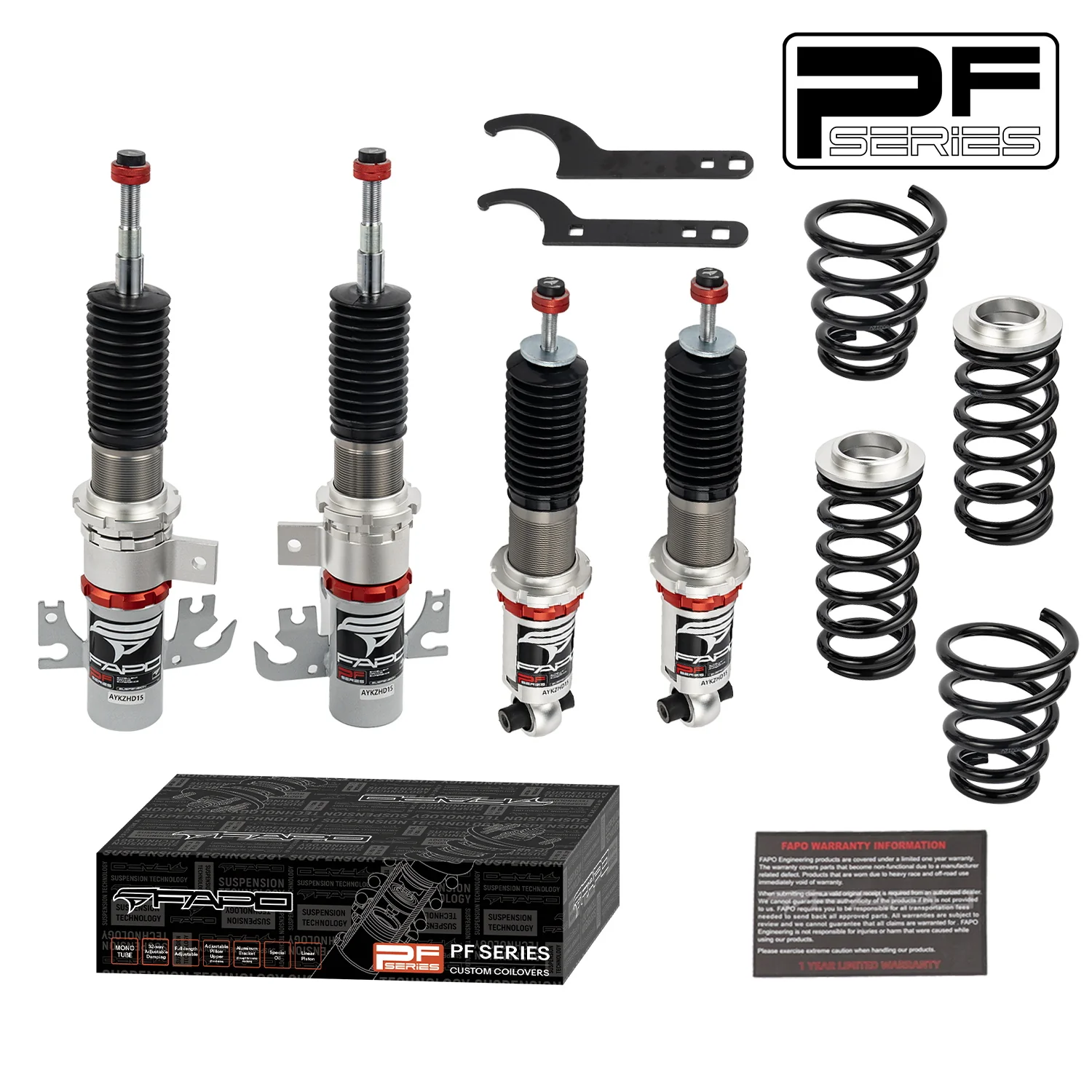 32-stopniowe zawieszenie gwintowane Do Pontiac G8 2008-2009 PF008030