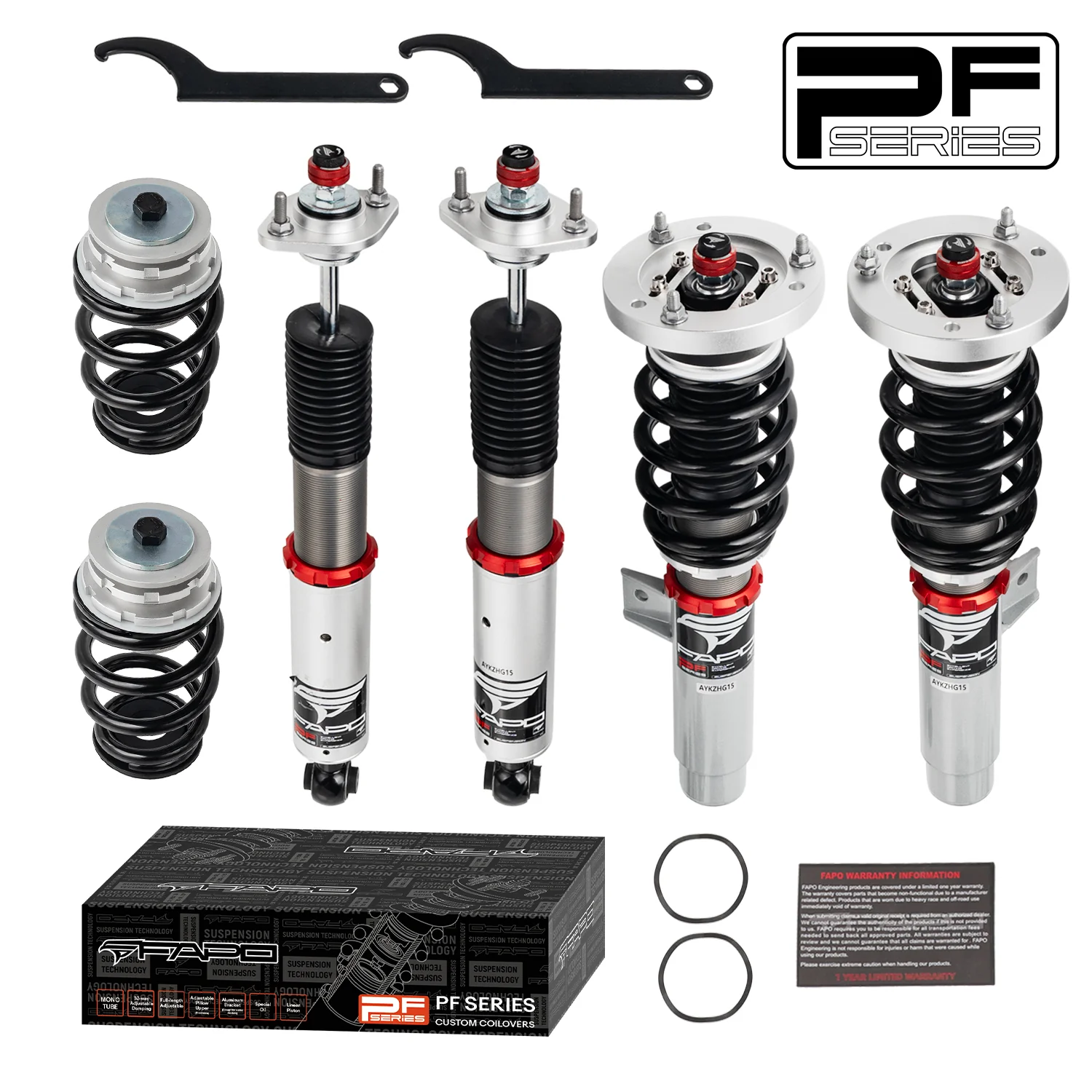 32-stopniowe zawieszenie gwintowane Do BMW 3 Series 4th Gen E46 (Non-M) 1997-2006 PF006130