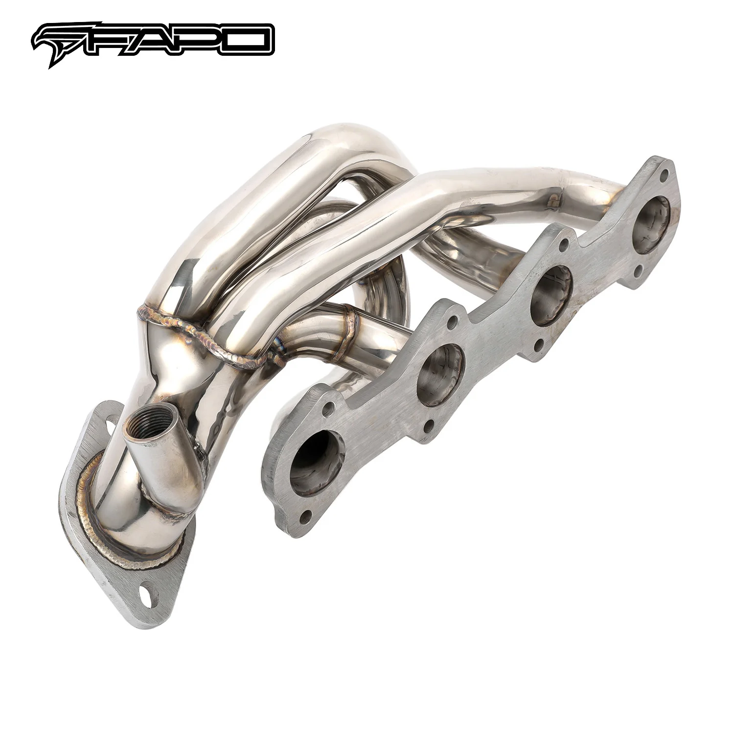 FAPO kolektor wydechowy shorty Do 97-03 Ford F150 5.4L 330 V8 XL XLT FX4 King Ranch Lariat - zdjęcie 2