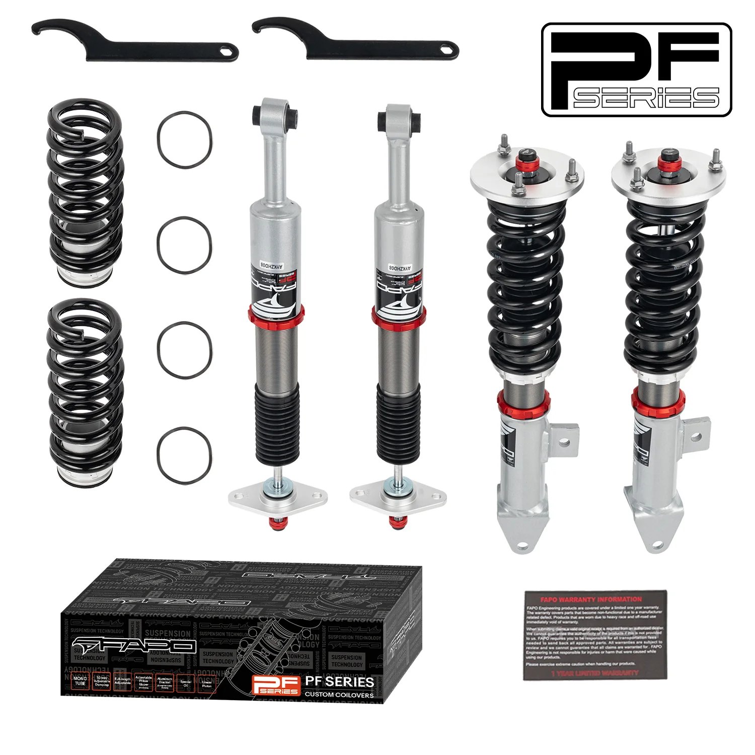 32-stopniowe zawieszenie gwintowane Do Chrysler 300C Lx 2WD 2005-2010 PF069230