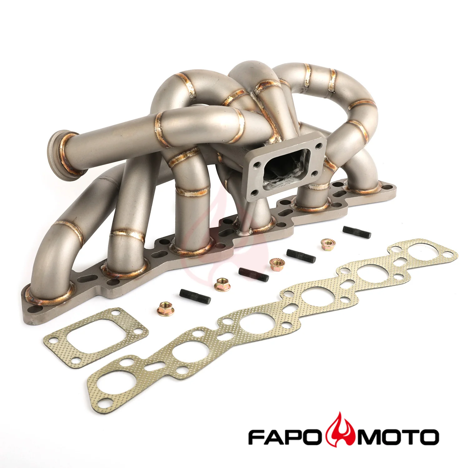 FAPO Equal Length T3 kolektor turbosprężarka Do RB20DET RB25DET Skyline R31 R32 R33 R34 GTS GTR 44mm WG Top Mount
