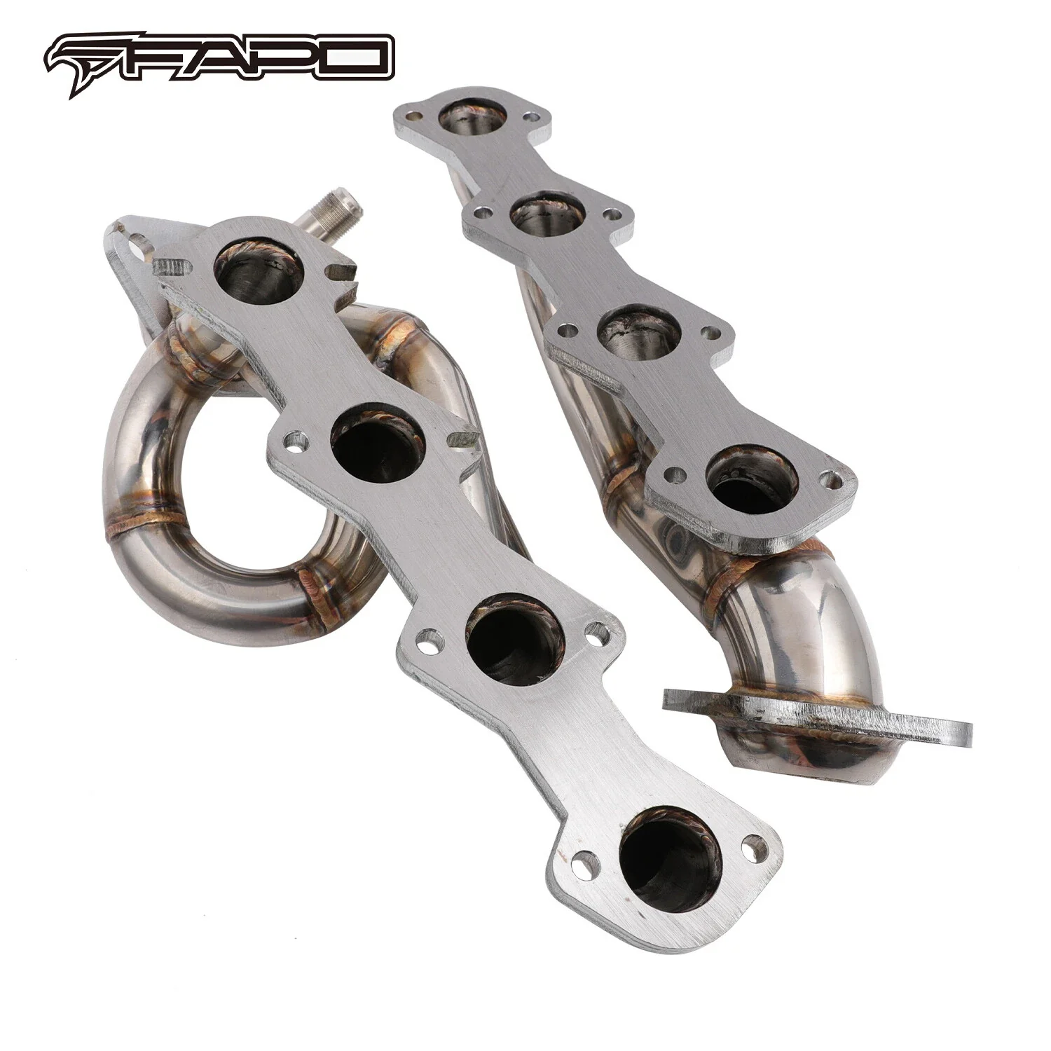 FAPO kolektor wydechowy shorty Do 04-10 Ford F150 XL XLT STX FX2 4.6L 281 Triton V8 - zdjęcie 3