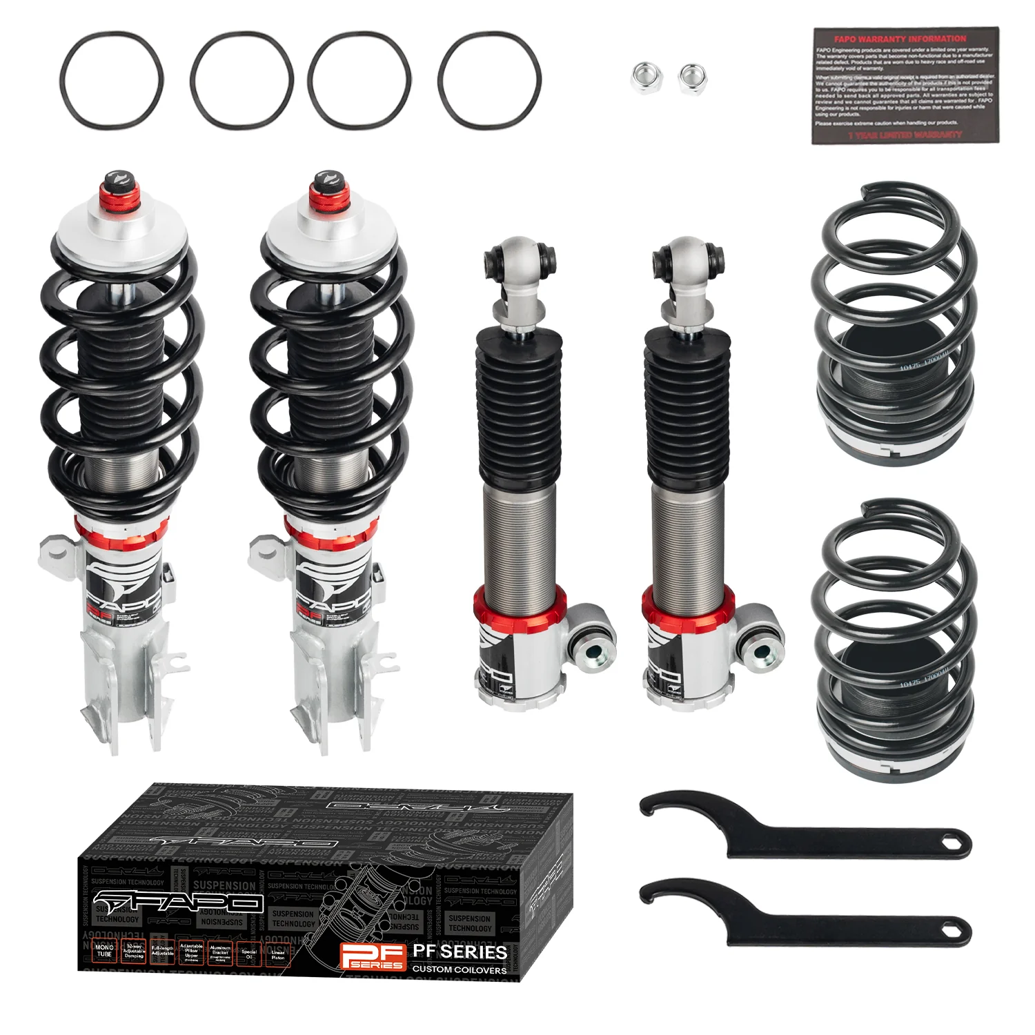 32-stopniowe zawieszenie gwintowane Do 2011-2018+ Kia Rio UB / Hyundai Accent RB – Includes Pegas  PF039230