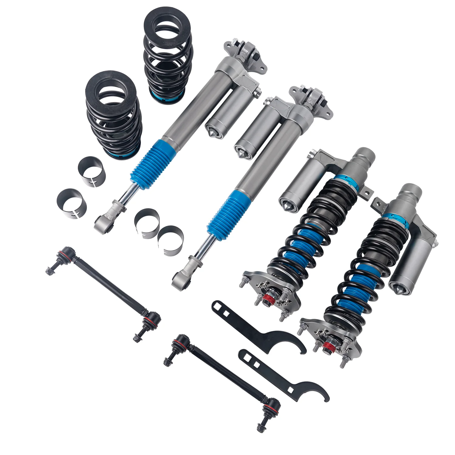 2-way Piggyback Reservoir Zawieszenie gwintowane doHonda Civic 10th Gen 2016-2021  PT022710 - zdjęcie 3