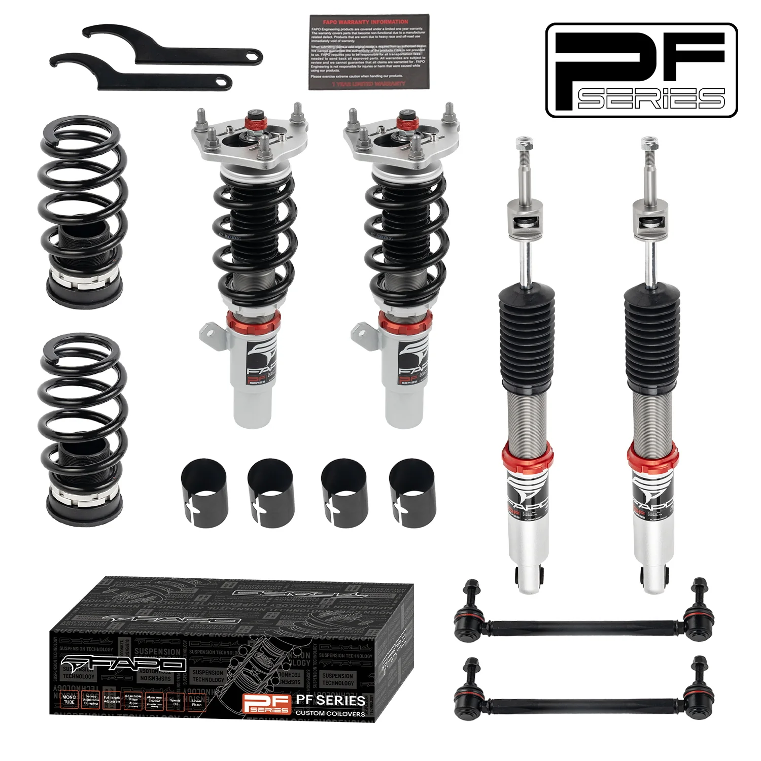 32-stopniowe zawieszenie gwintowane Do Honda Civic 2016-2025 / Honda Insight 2019-2022/Honda Integra 2022+ PF022730