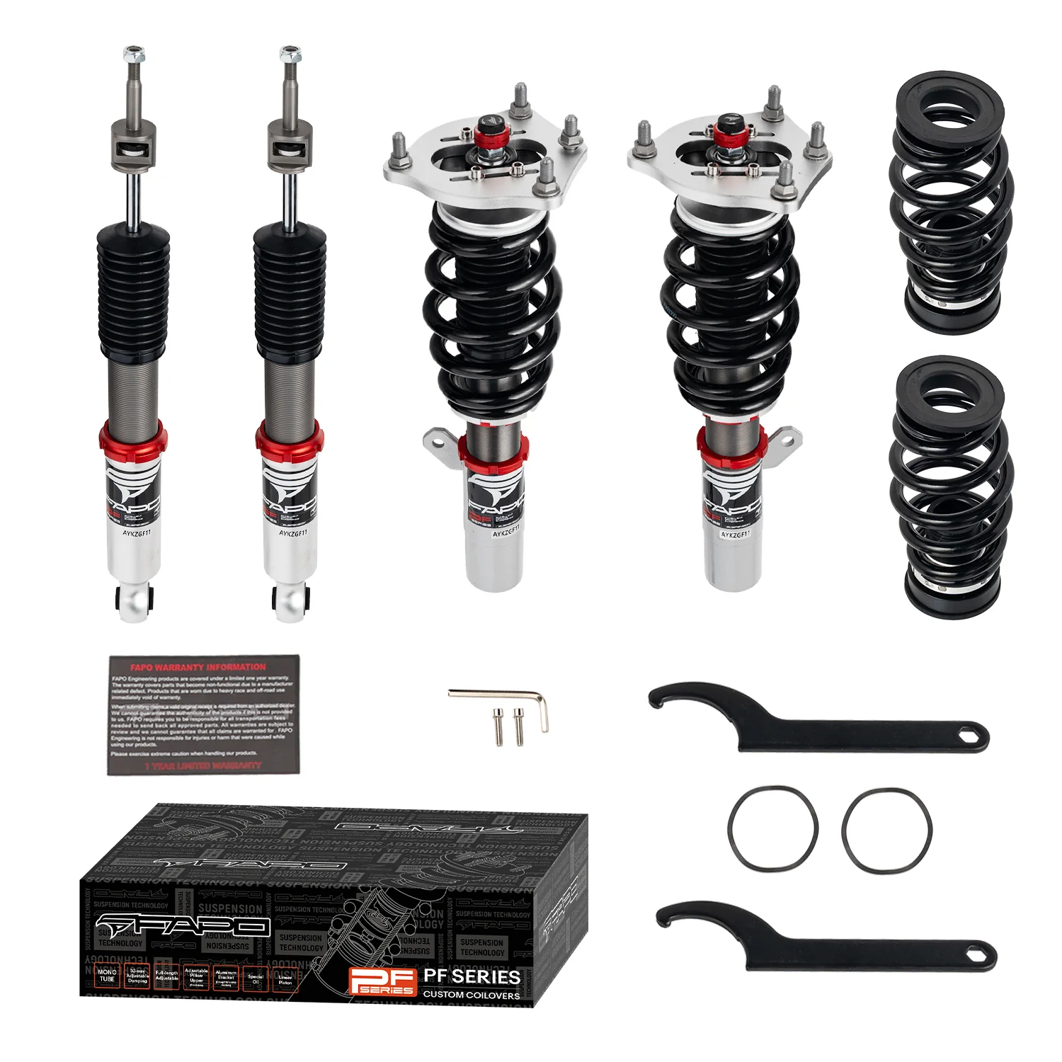 32-stopniowe zawieszenie gwintowane Do Honda Accord 10th Gen CV1/CV2/CV3 2018-2022 / Inspire 6th Gen CV4 / CV6 2018+ / Inspire 7th Gen CY 2023+ PF042530