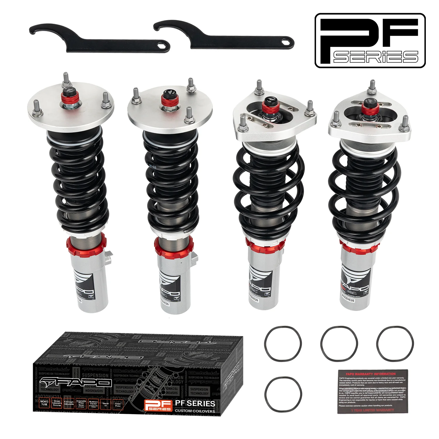 32-stopniowe zawieszenie gwintowane Do Porsche Boxster 3rd Gen 981 2012-2016 PF091830