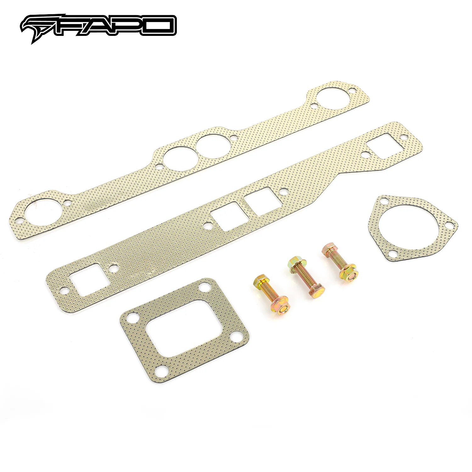 FAPO Single turbosprężarka kolektors Do Chevy Nova Camaro Chevelle Caprice Small Block V8 - zdjęcie 6