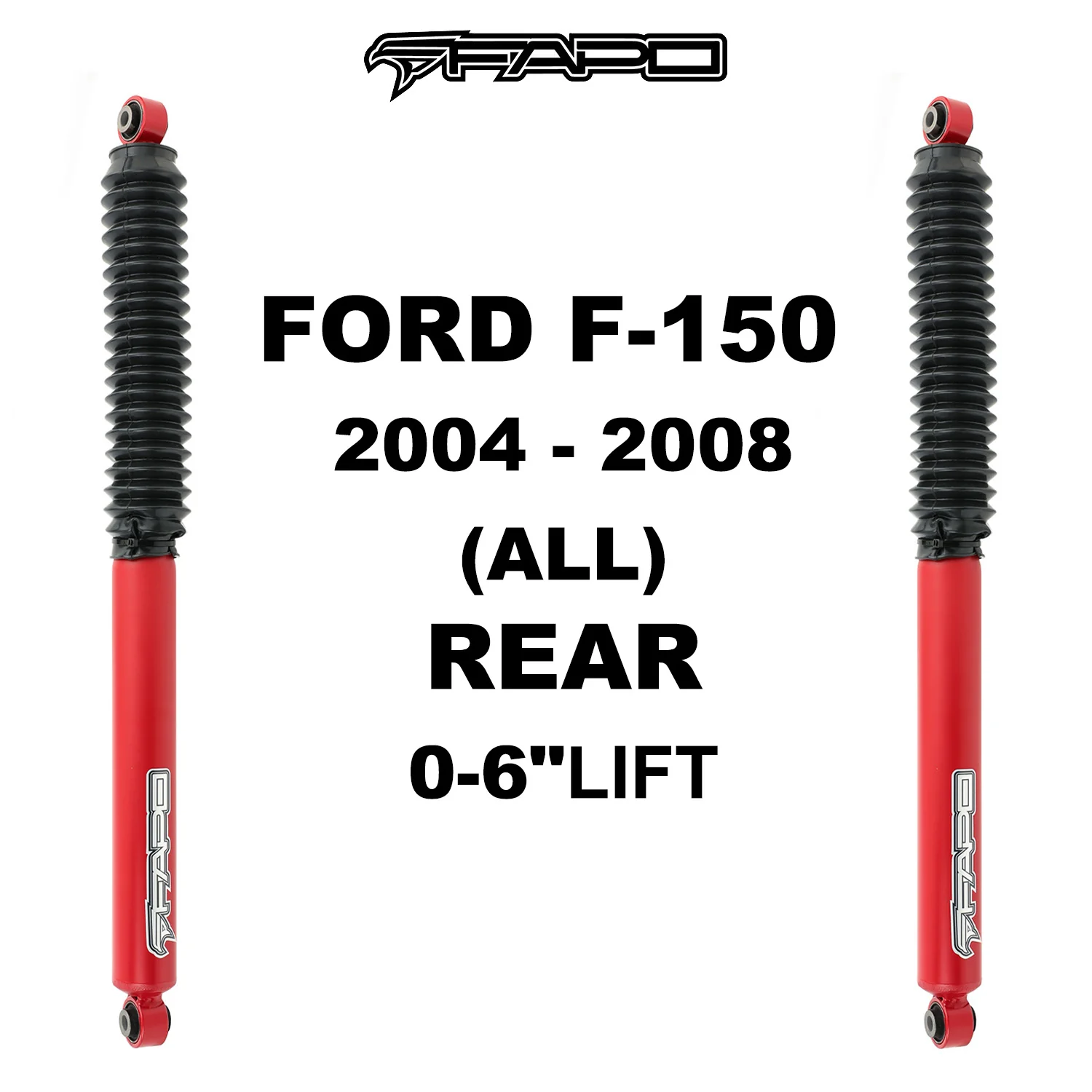 P1 off-road tylny amortyzator Do FORD F-150 2004-2021  0-3.5 in lift PA267110 - zdjęcie 7