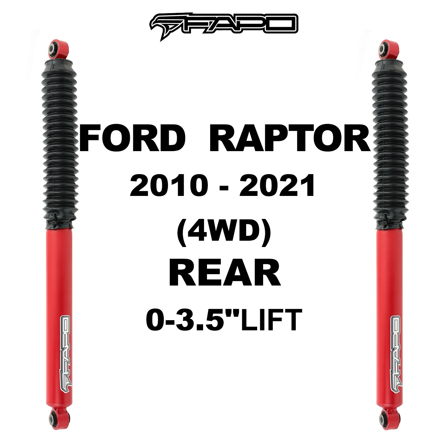 P1 off-road tylny amortyzator Do FORD F-150 2004-2021  0-3.5 in lift PA267110 - zdjęcie 9