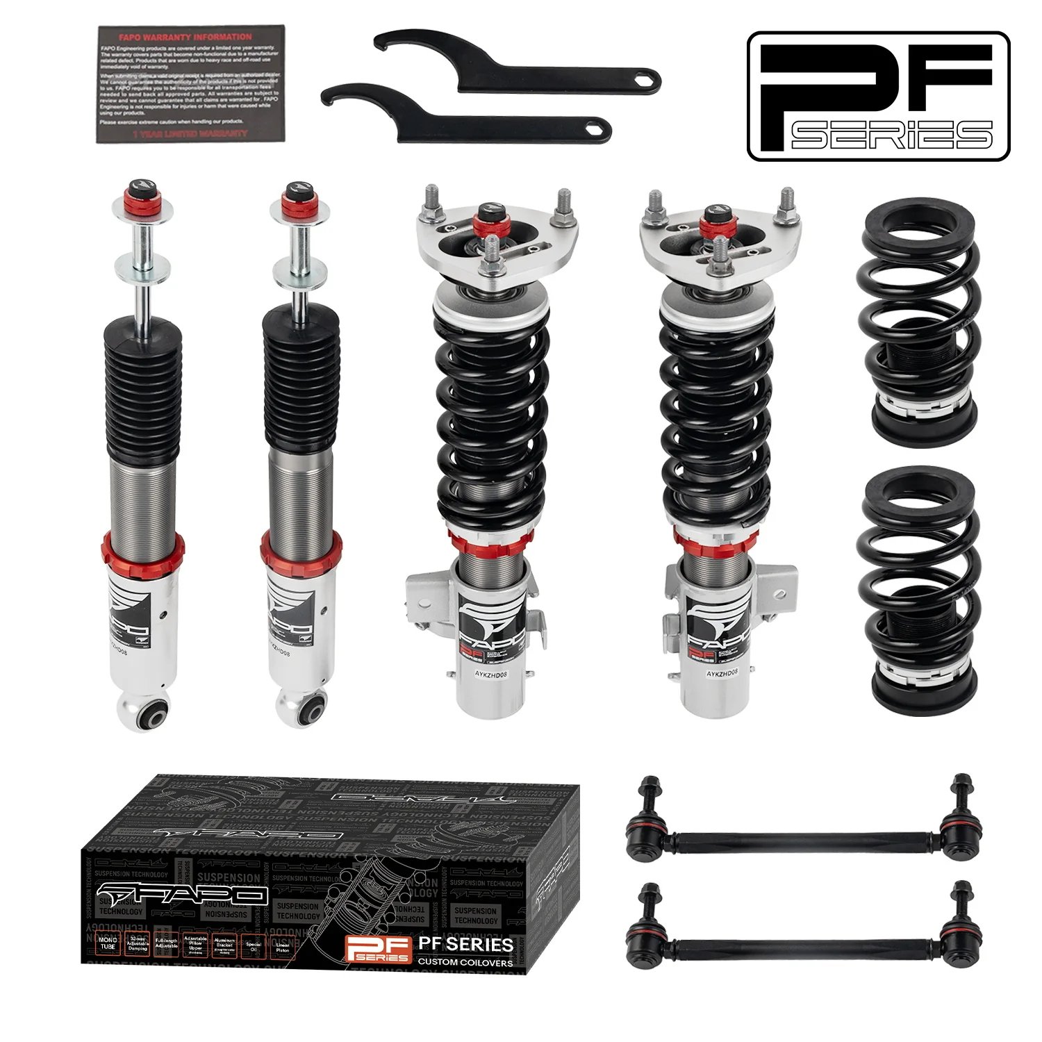 32-stopniowe zawieszenie gwintowane do Honda Civic FG/FB/ FG/FB & Acura ILX DE2 2016-2019 2012-2015 PF002530