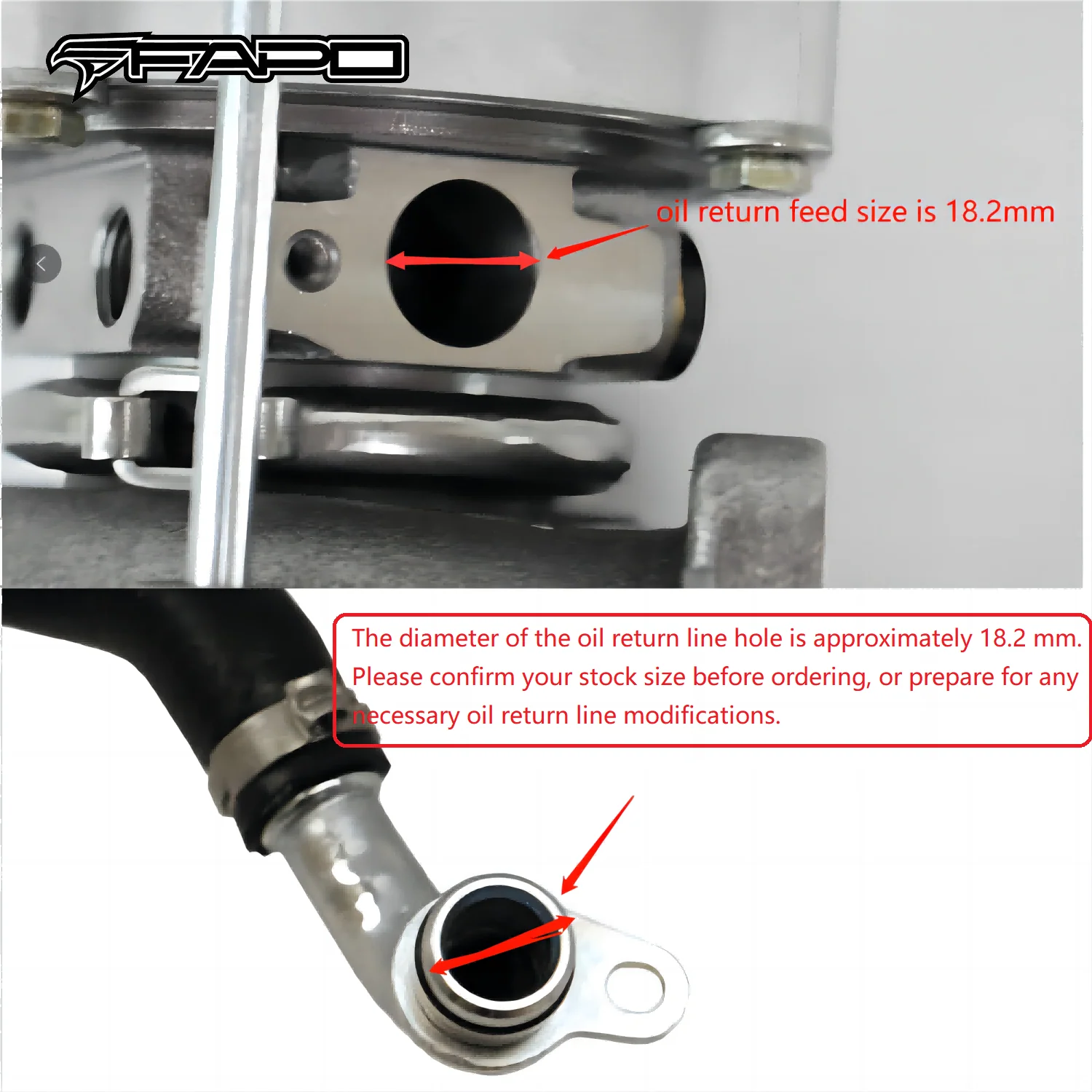 FAPO turbosprężarka Do 07-16 Mini Cooper S Clubman Countryman Paceman R56 R57 R58 RCZ R - zdjęcie 2