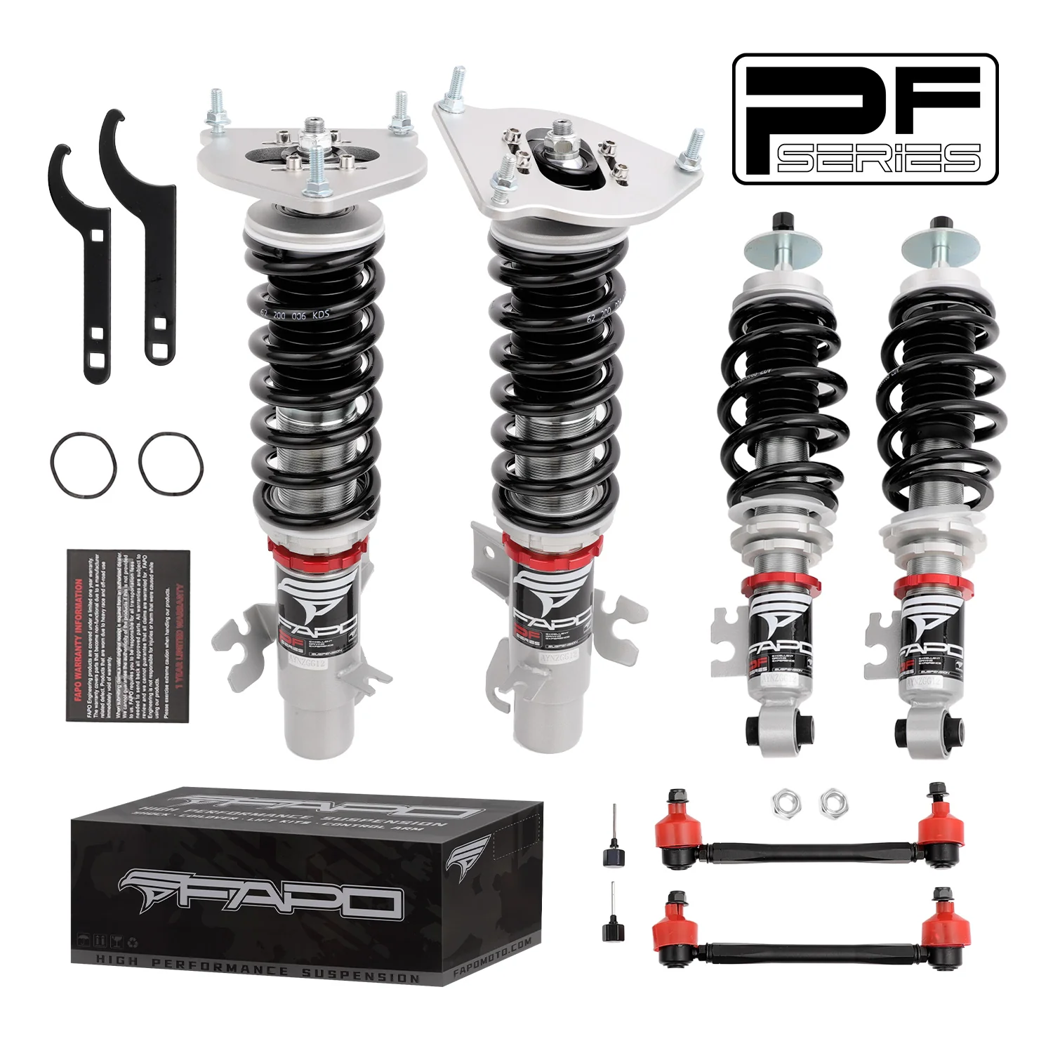 32-stopniowe zawieszenie gwintowane Do Mini Cooper/Hatch R50/Cooper S R53 (Normal) R50/R53 2001-2006 PF016520