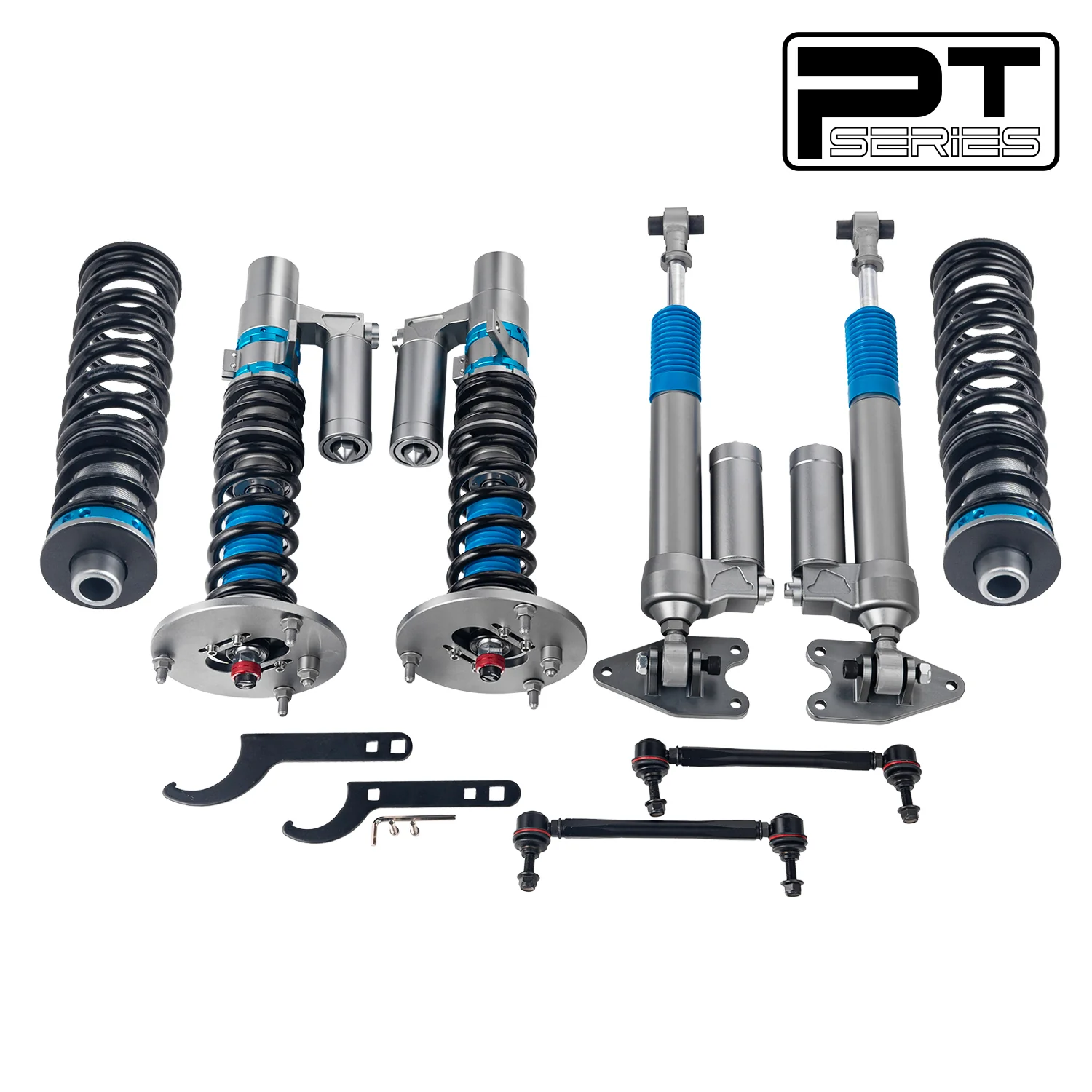 2-way Piggyback Reservoir Zawieszenie gwintowane do BMW F30 328i 335i 2013-2019 (3-Studs) PT006510 - zdjęcie 2
