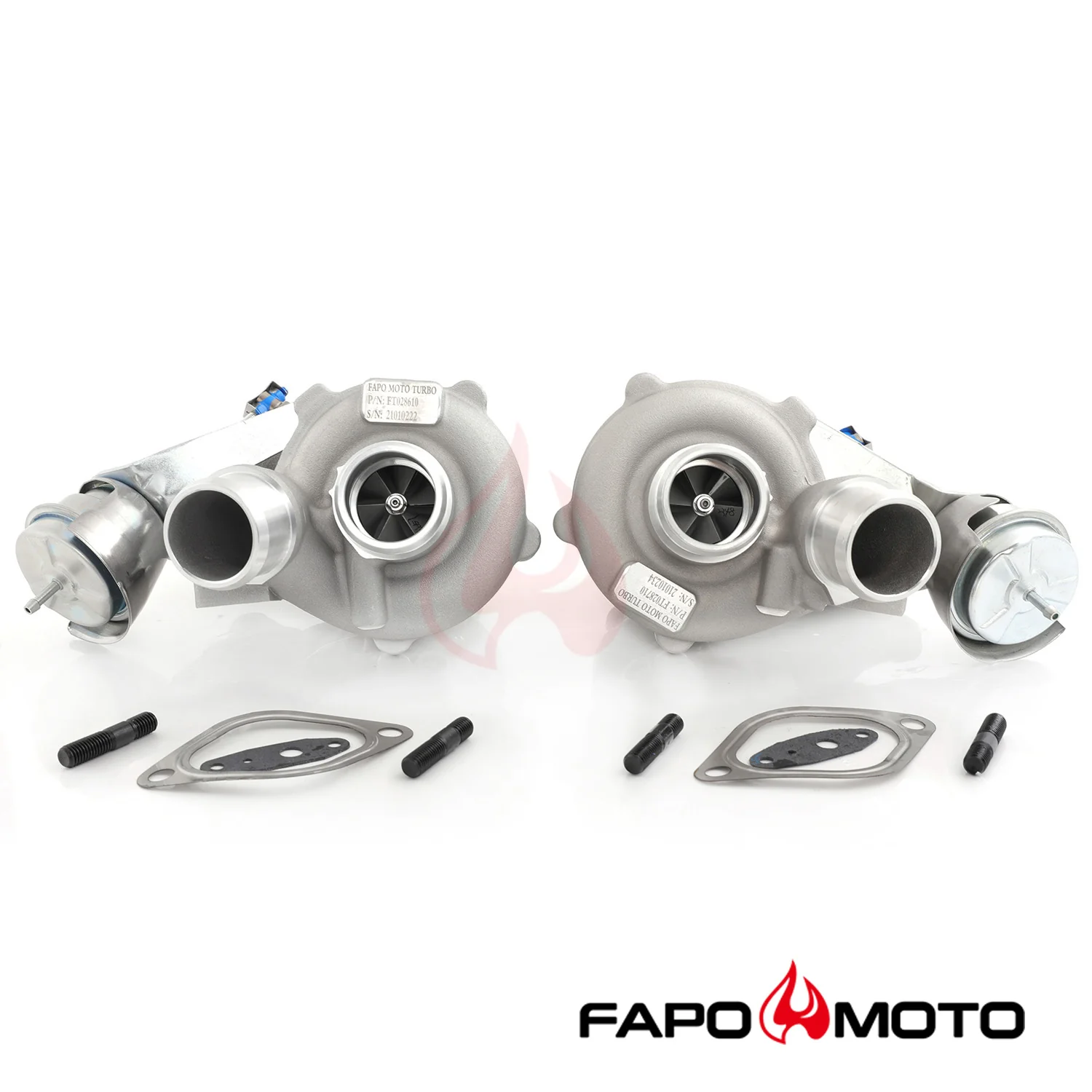 FAPO Twin turbosprężarkas Kompatybilne z 2013-2016 Ford F-150 Pickup Expedition Transit Navigator 3.5L V8 K03 0469 0470 FT028610+FT028710 - zdjęcie 2