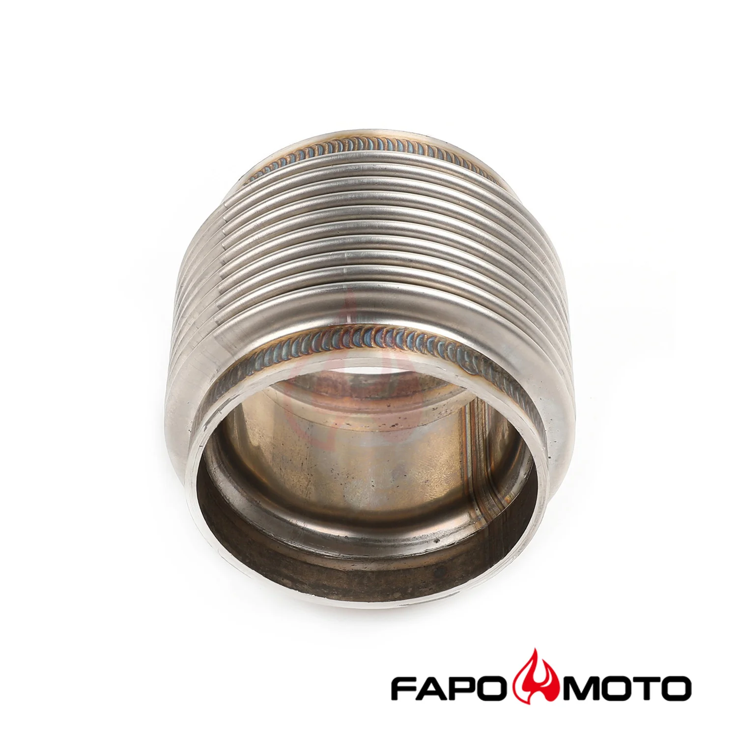 2.5 ID T304 SS wydech FLEX BELLOWS 2.55 Long Flex Joint Pipe ULTRA STRONG FE902510 - zdjęcie 4
