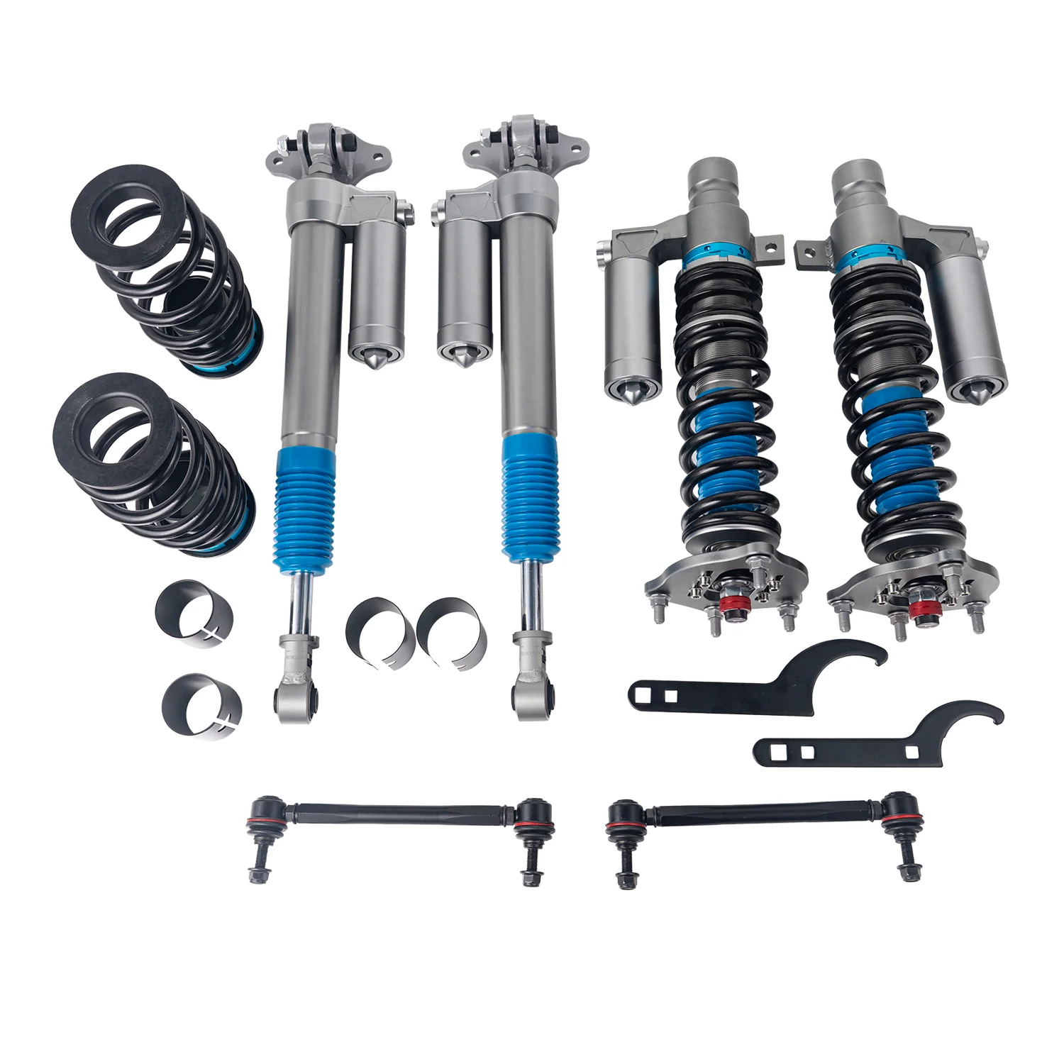 2-way Piggyback Reservoir Zawieszenie gwintowane doHonda Civic 10th Gen 2016-2021  PT022710 - zdjęcie 2