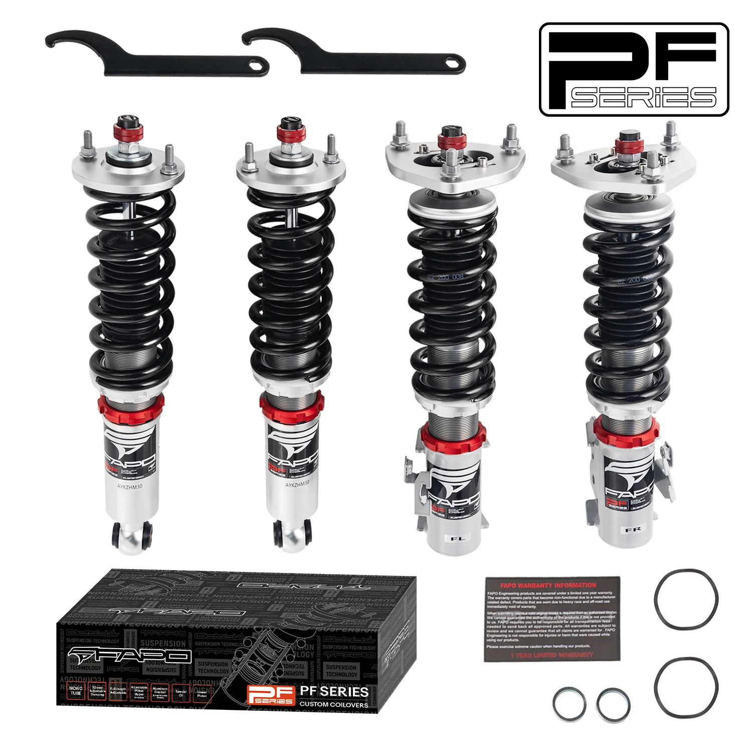 32-stopniowe zawieszenie gwintowane Do Nissan Cefiro 1st Gen A31 1988-1994 PF001230