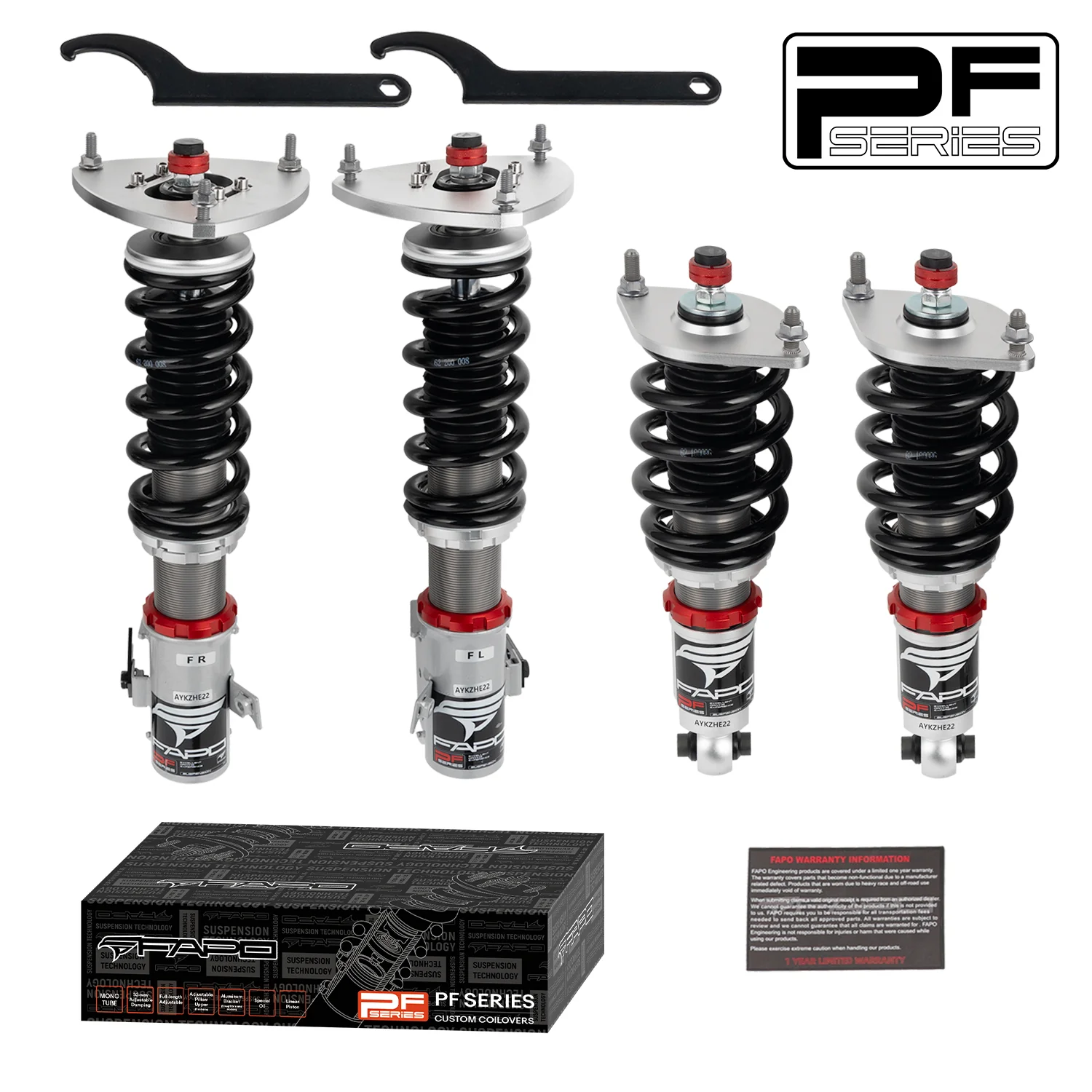 32-stopniowe zawieszenie gwintowane Do Subaru WRX / WRX STI 1st Gen VA1 / VA2 2014-2021 PF030130