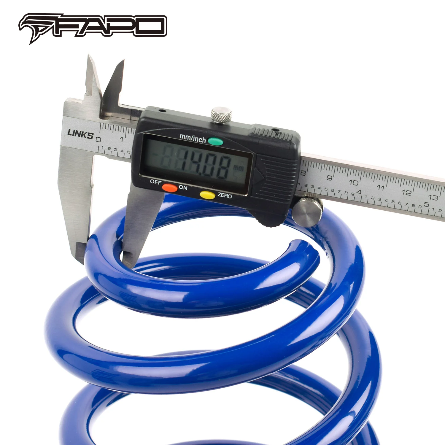 Sprężyny obniżające Kompatybilne z Ford Mustang 1979-2004 1.5 F/1.5 R V6 V8 GT BLUE 1.5in  Drop Suspension FL017110 - zdjęcie 6