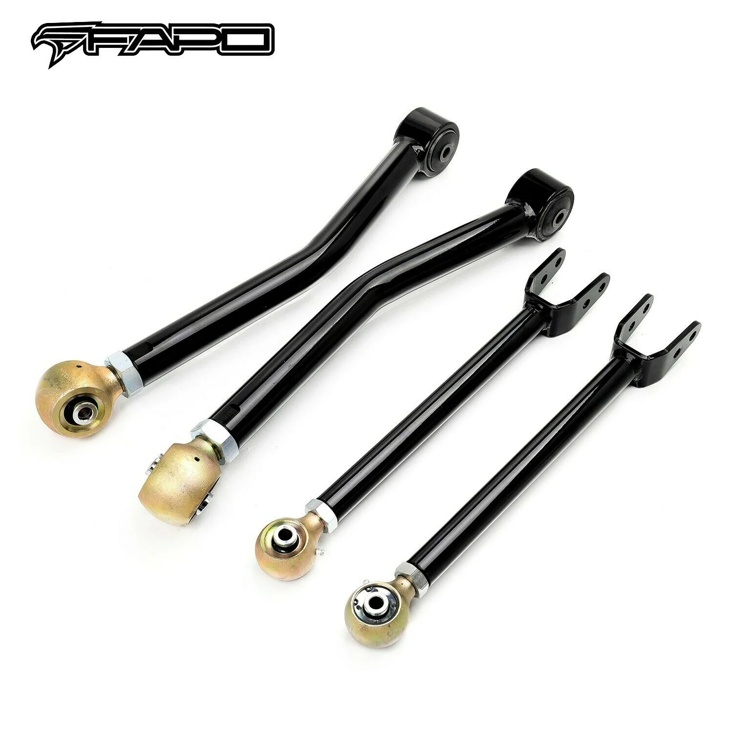 Front Adjustable wahaczs Do Jeep Wrangler 07-18 JK 0-6 in Lift Kit 4 Pcs FZ060110+FZ060130