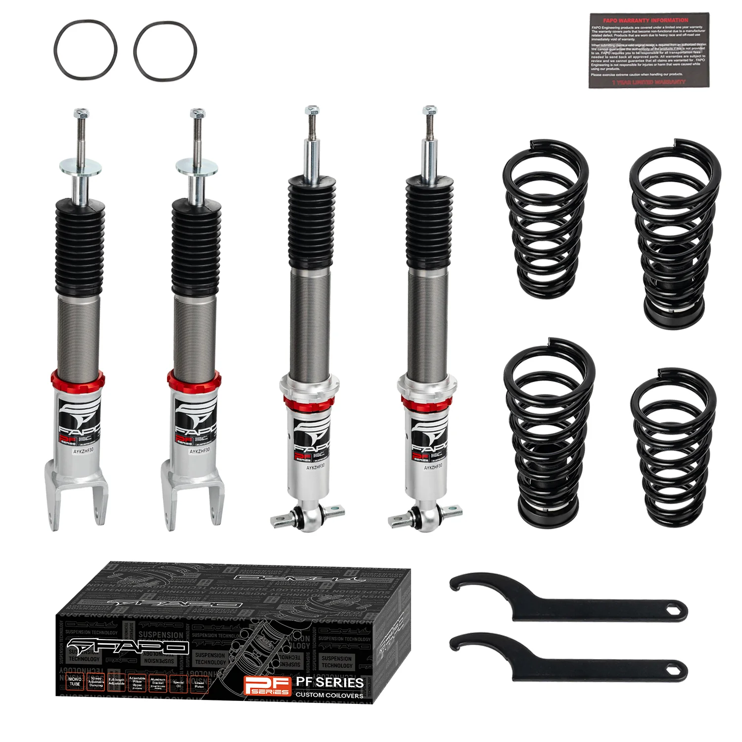 32-stopniowe zawieszenie gwintowane do Cadillac CTS 2nd Gen 3.0L & 3.6L 2007-2019 PF058430