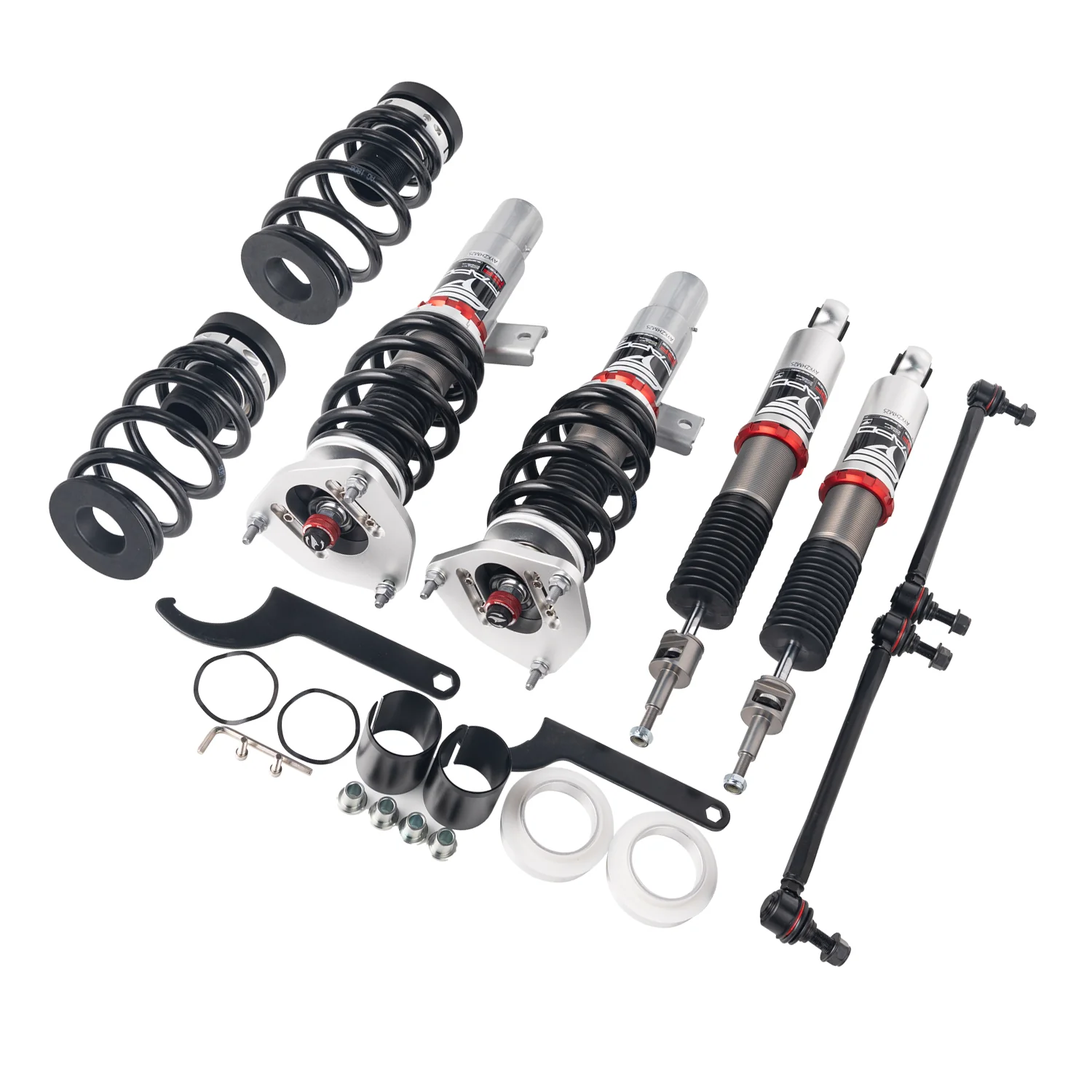 32-stopniowe zawieszenie gwintowane Do VW MK5/MK6 A5/A6 2003-2019 Golf/ Jetta / Eos / Beetle / Scirocco / Skoda Octavia / Seat Leon PF004130 - zdjęcie 3