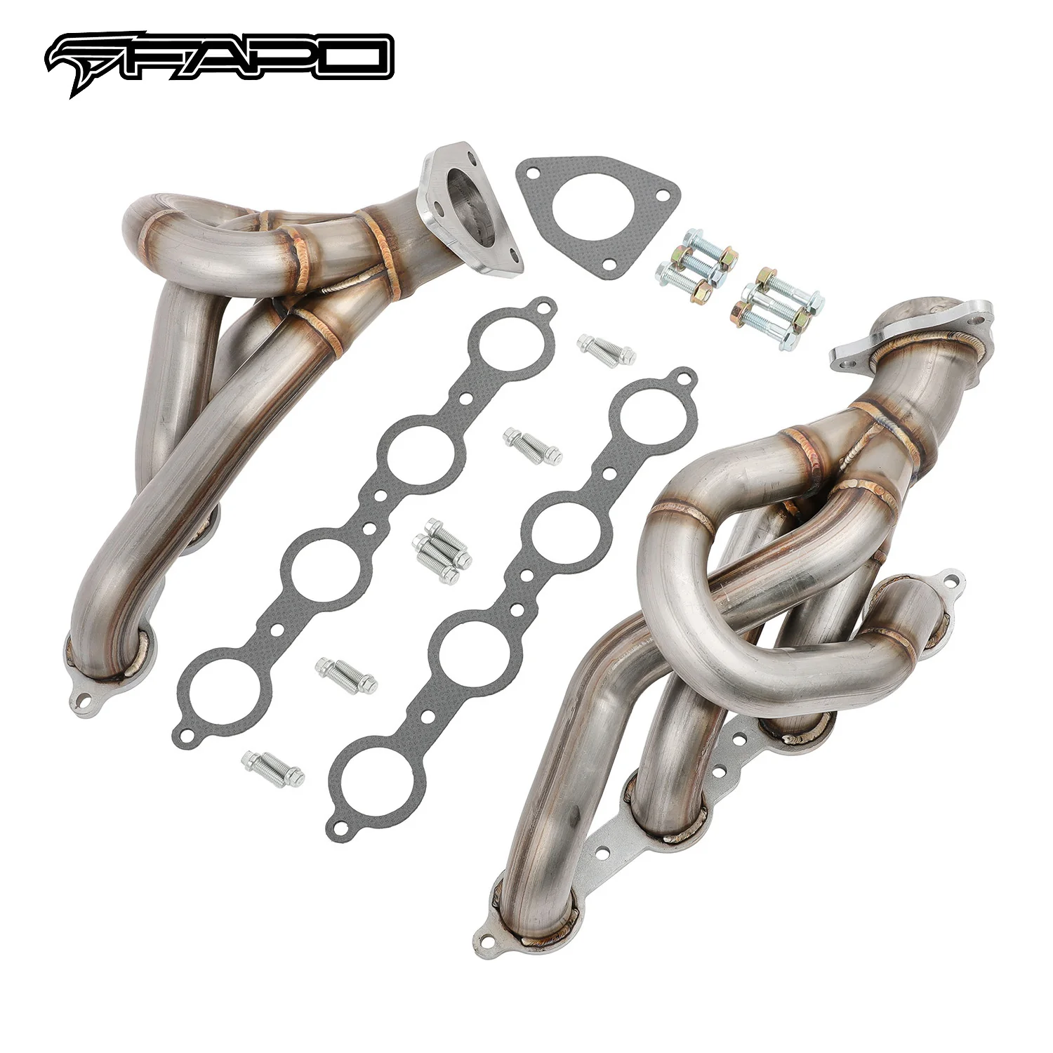 FAPO kolektor wydechowy shorty Do 08-13 Chevy Silverado GMC Sierra 1500  5.3L V8 1-3/4 Primary 409SS FE640170