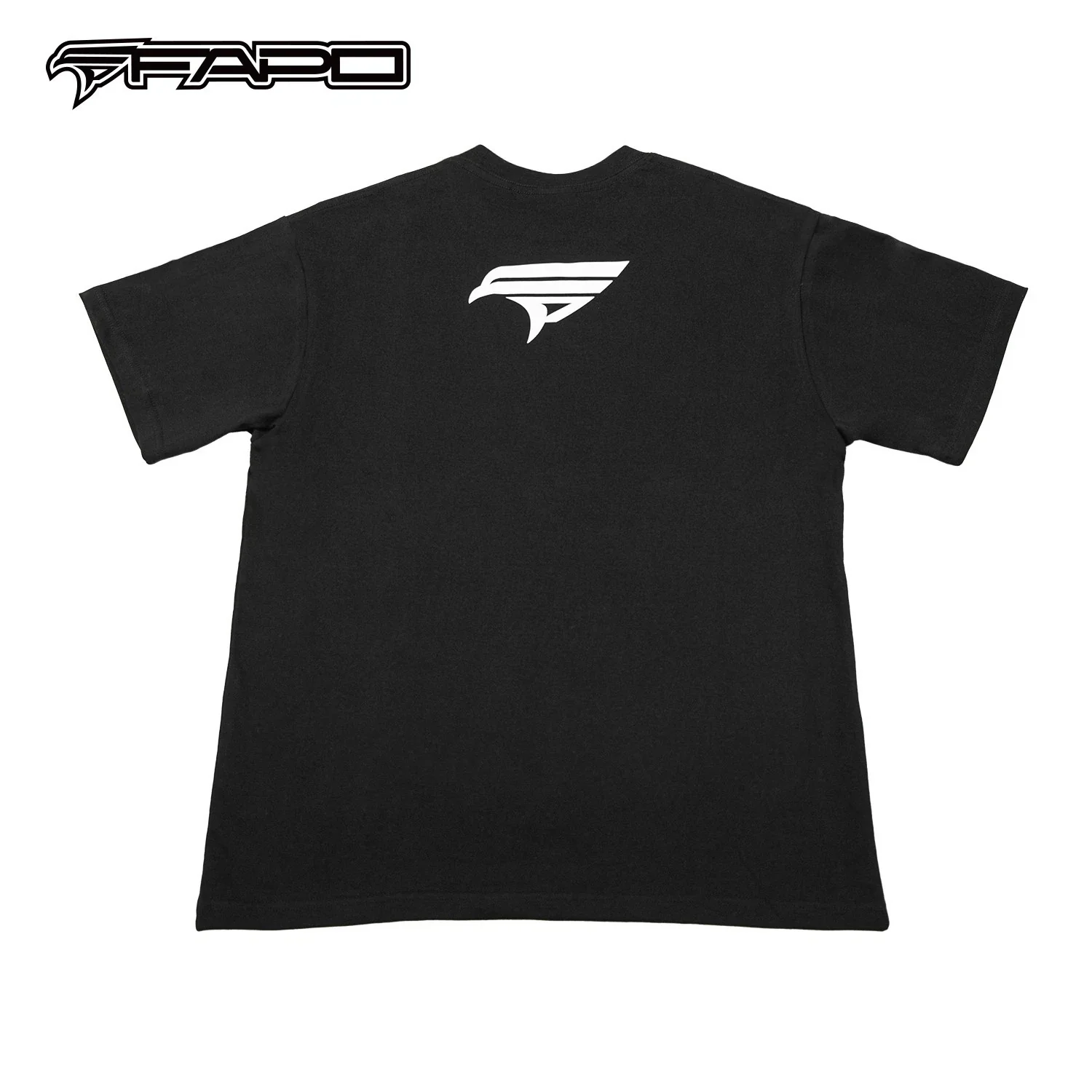Official FAPO MOTO Adult Black T-Shirt - zdjęcie 7