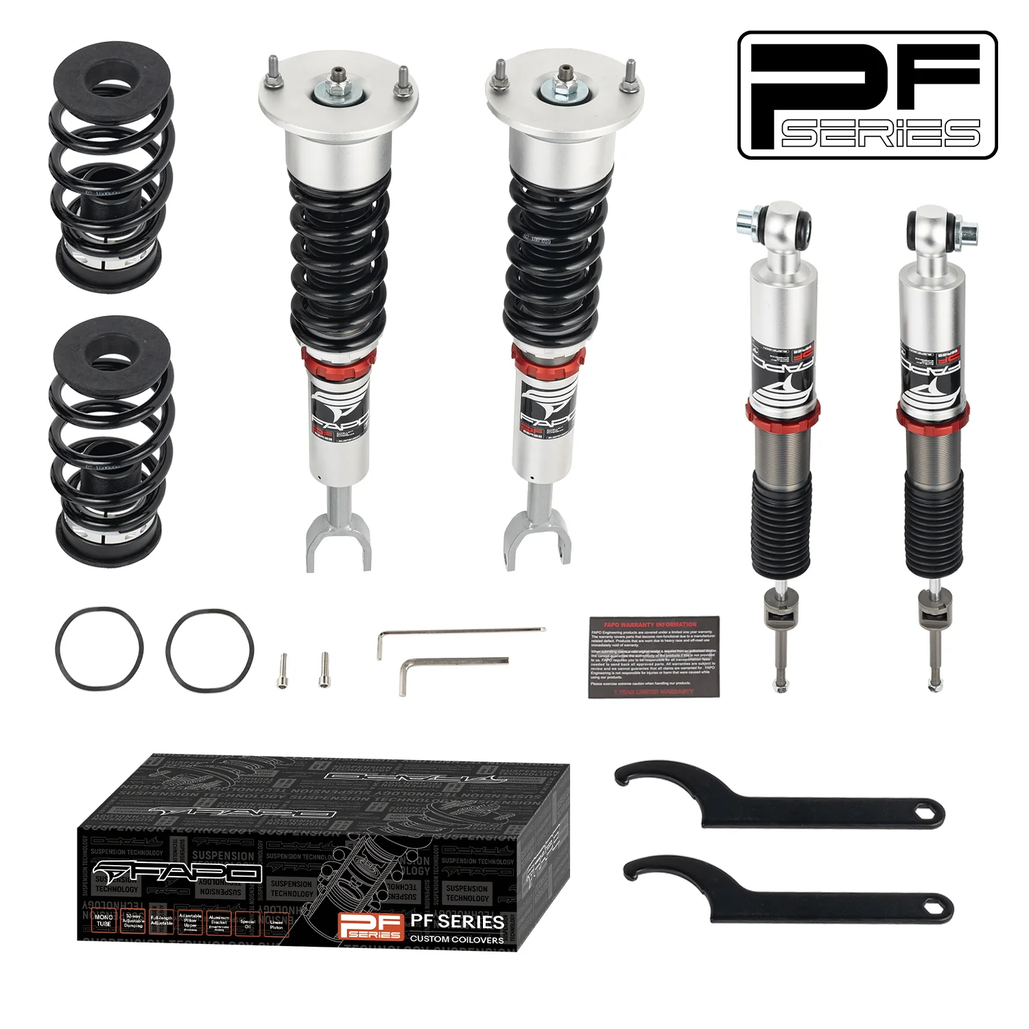 32-stopniowe zawieszenie gwintowane Do Volkswagen Passat FWD B5G/B5.5 1996-2005 & Skoda Superb 1st Gen B5 2001-2008 PF004730