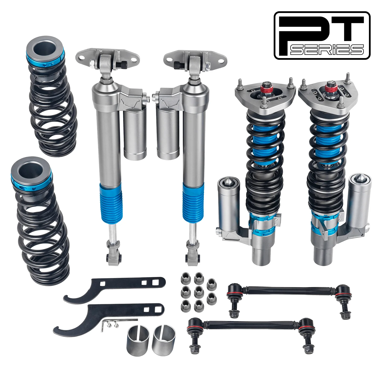 2-way Piggyback Reservoir Zawieszenie gwintowane do VW Golf GTI MK7/A7/MQB 2012-2020 PT004810