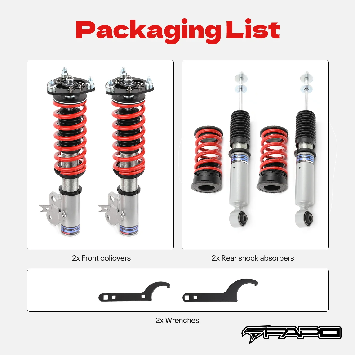 Zawieszenie gwintowane do Honda Civic 8th Gen 2006-2011 FD/FA Acura CSX PS002010 - zdjęcie 9