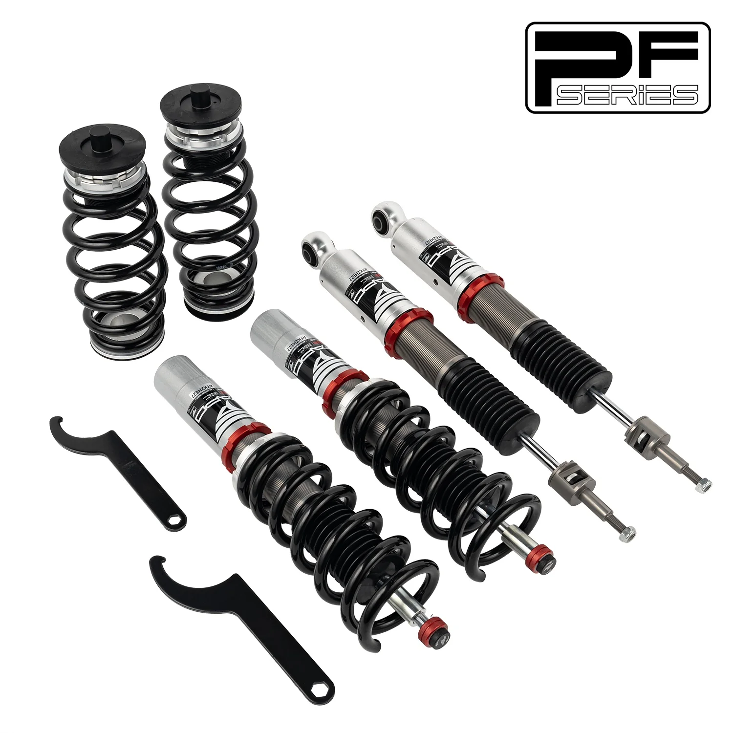 32-Way Adjustable tłumienie Zawieszenie gwintowane do Audi A4 4th Gen FWD B8/8K 2008-2016 & Audi A5/Sportback AWD B8 2007+ PF014330 - zdjęcie 12