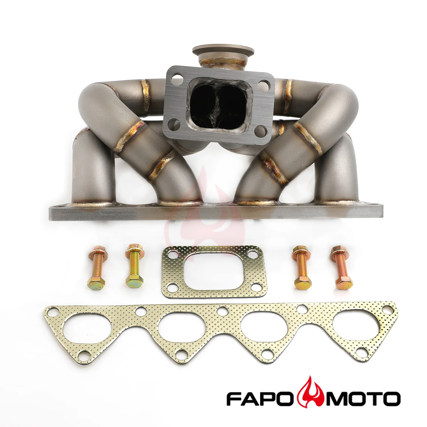 Kolektor turbosprężarka Kompatybilne z Honda Civic Acura Integra B16 B18 SCHEDULE40 T3 44mm WG FE605310 - zdjęcie 7