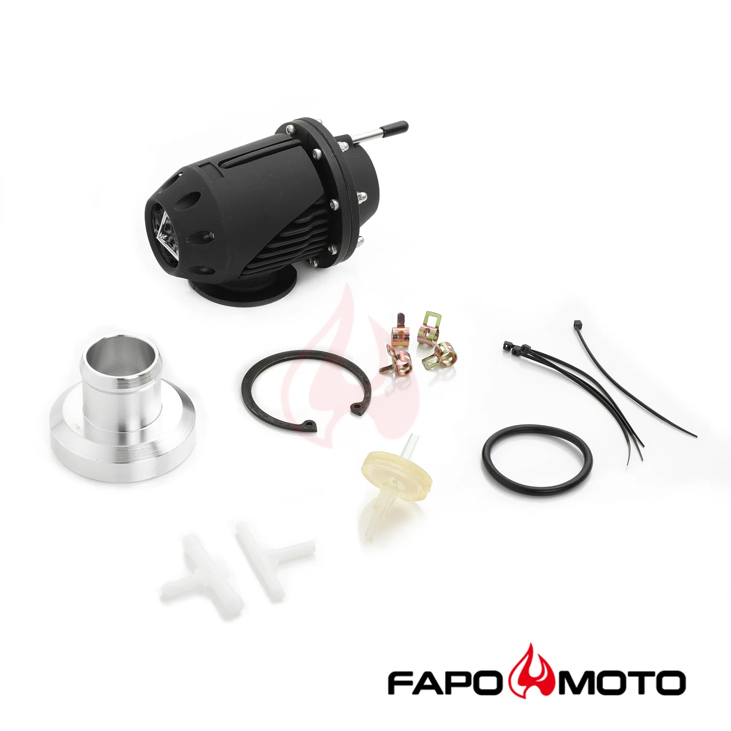 FAPO rura dolotowa Kit Do BMW N54 135i 335i 335is 1M E82 E88 E90 E92 E93 SSQV BOV BLOW OFF VALVE Intake Hard Pipe Black FE591320 - zdjęcie 5