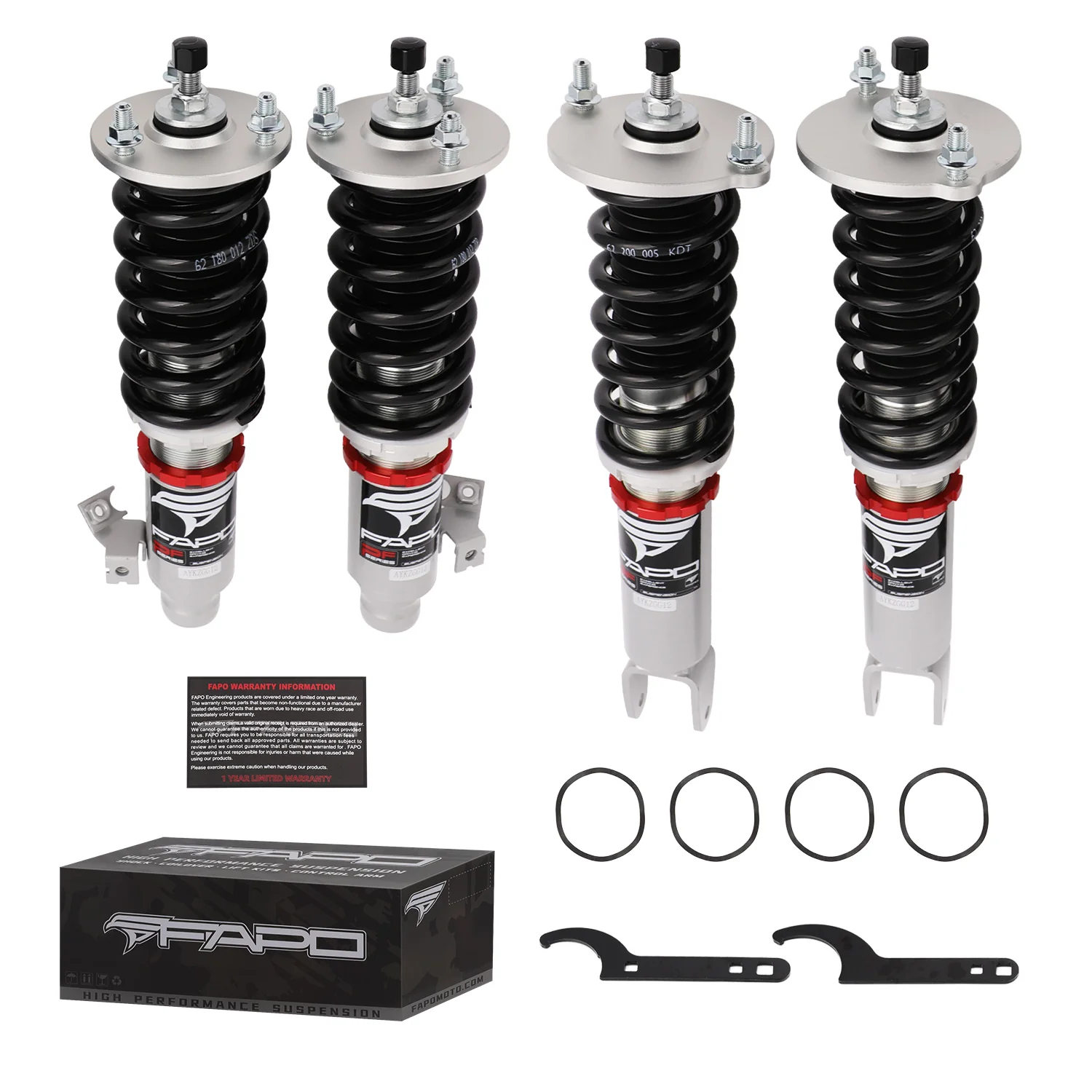 32-stopniowe zawieszenie gwintowane do Honda Accord CB/CD / Acura CL TL Vigor 1990-1999 PF012220
