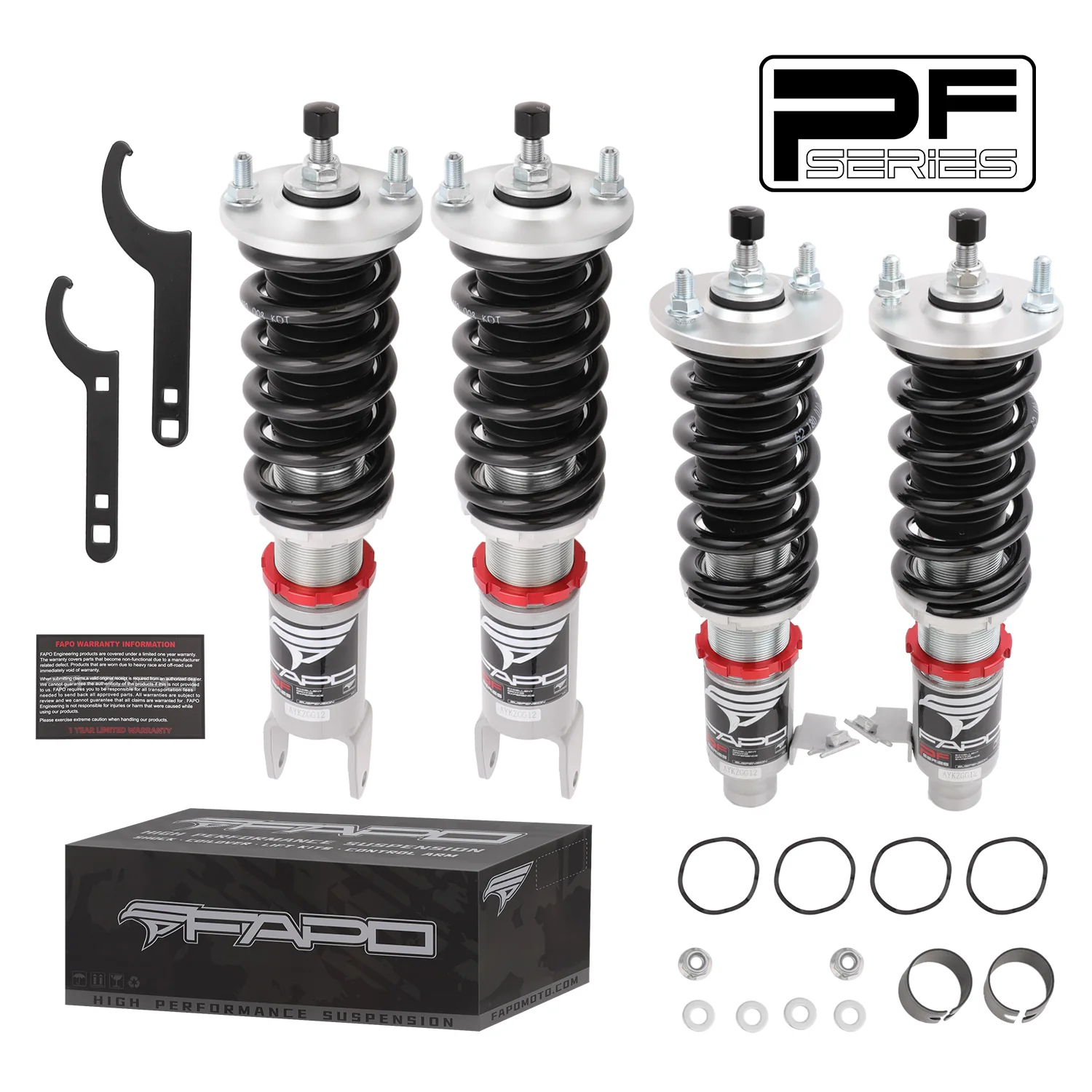 32-stopniowe zawieszenie gwintowane Do HONDA CIVIC 1988-2000 INTEGRA 1990-2001 PF002420