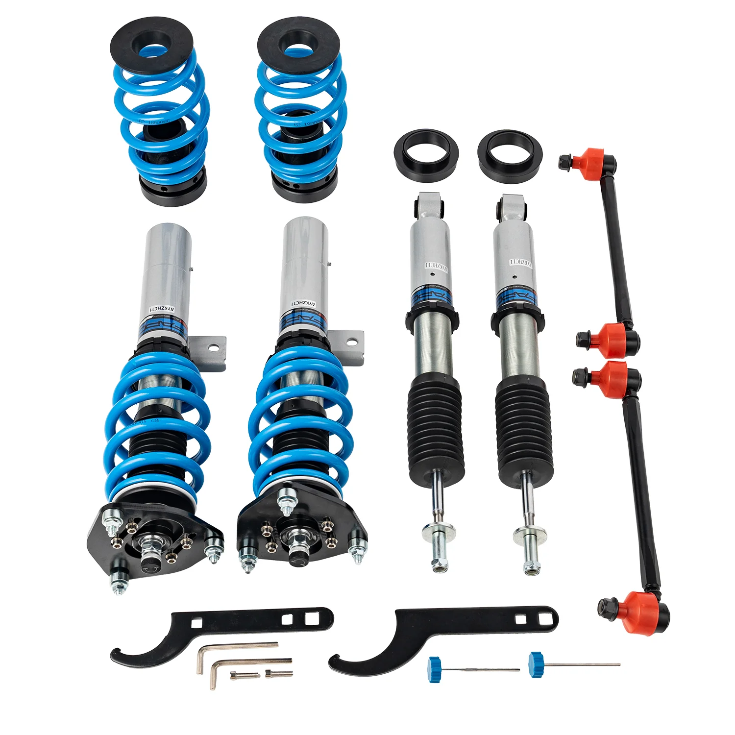 16-stopniowe zawieszenie gwintowane Do VW Golf 5th Gen (GTI, DTI) MK5/A5 2003-2009 PS004120 - zdjęcie 3