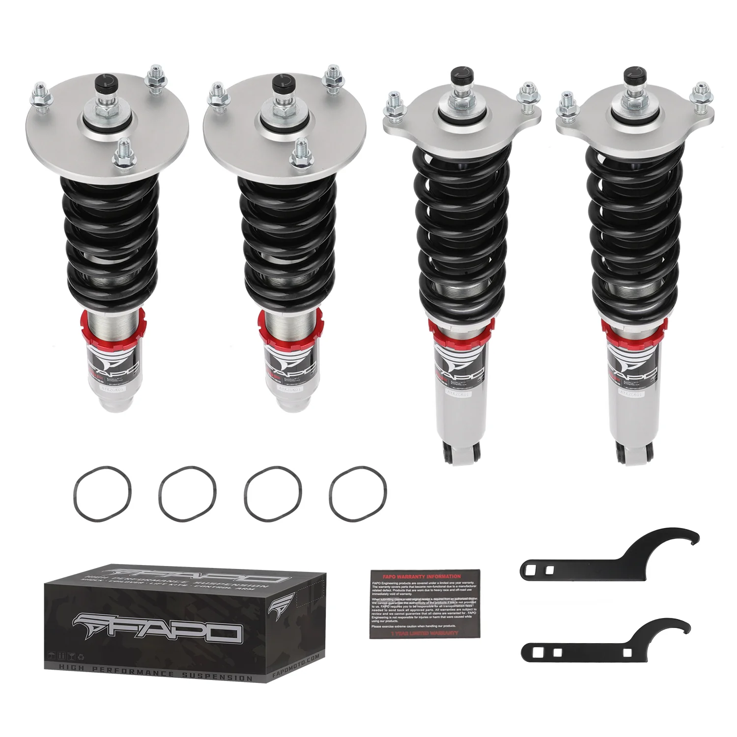 32-stopniowe zawieszenie gwintowane Do Mitsubishi Eclipse 2G 1995-1999 / Galant 1994-2003 / Chrysler Sebring 1995-2000 PF003120 - zdjęcie 10