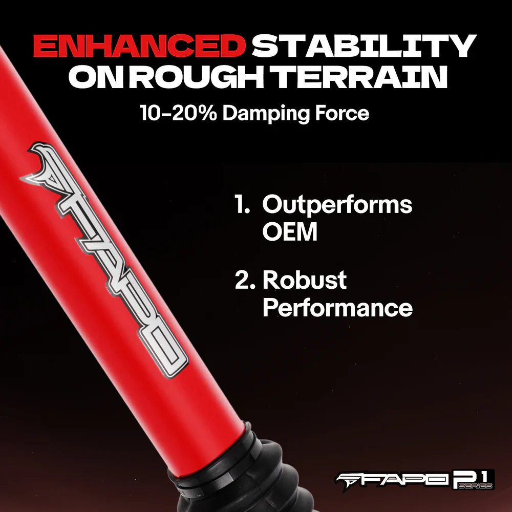 FAPO Rear 3-4.5 in Lift Struts Do Jeep Wrangler JK 2007-2018 PA660610 - zdjęcie 6