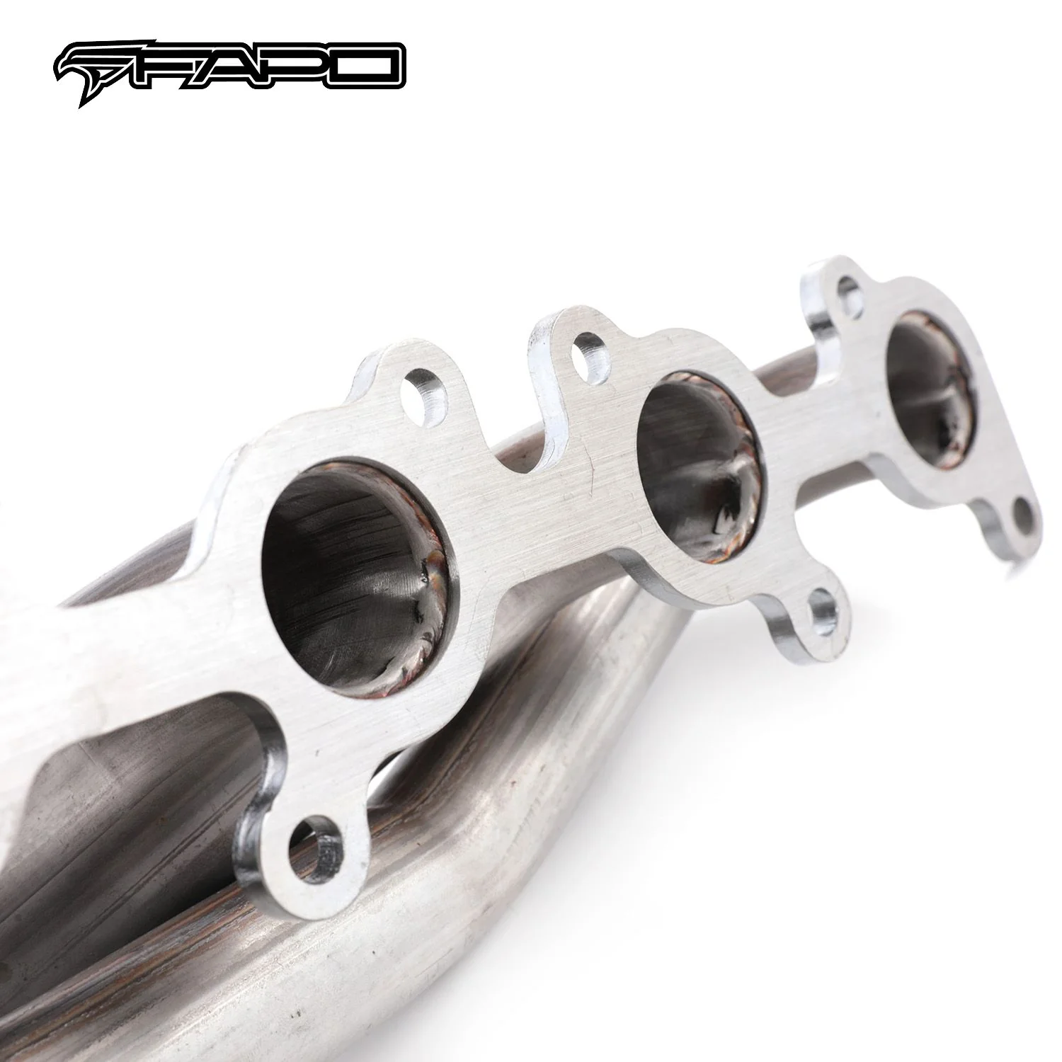 FAPO kolektor wydechowy shorty Do Ford F-150 11-14 5.0L V8 1-5/8  wydech MANIFOLD 409SS - zdjęcie 4