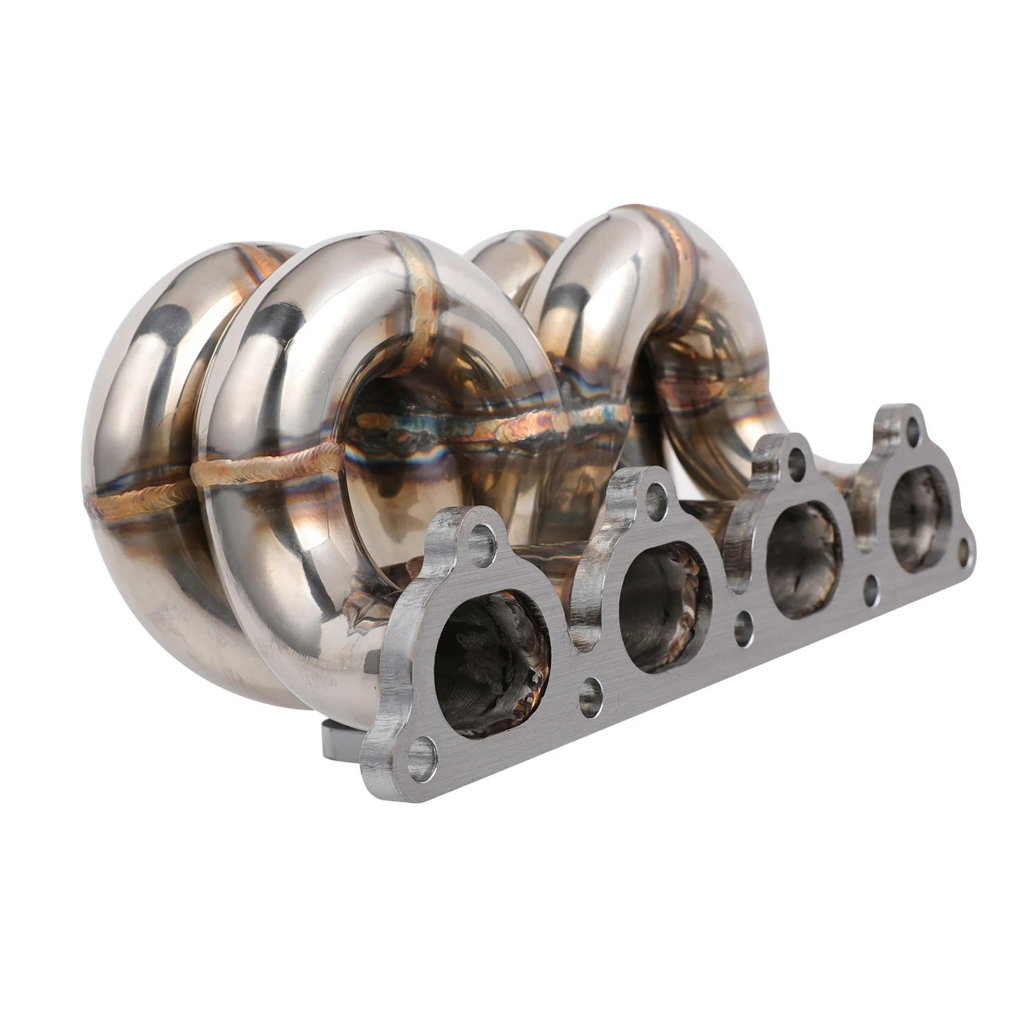 FAPO kolektor turbosprężarka Do Honda Civic del Sol CRX D15 D16 SOHC T3 38mm WG Ram Horn - zdjęcie 8